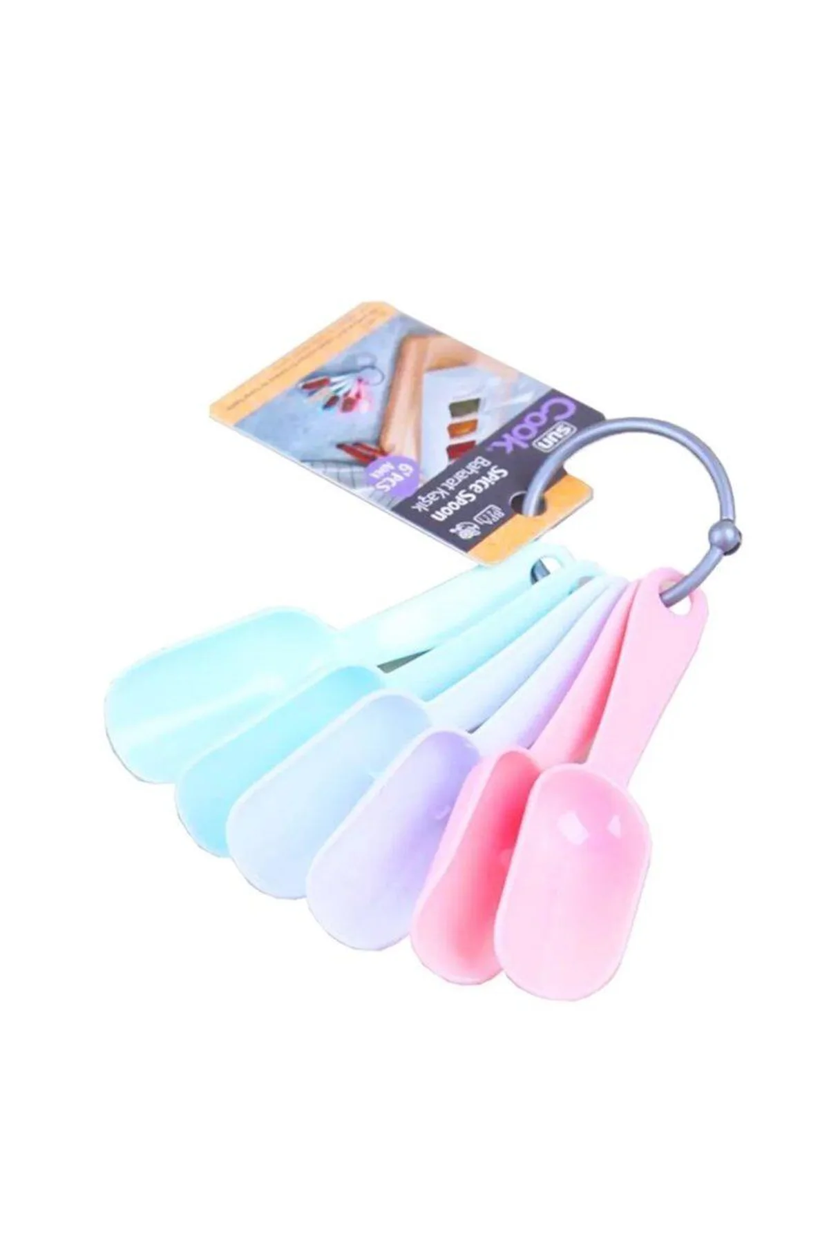 6'lı Plastik Baharat Kaşığı Royaleks-68365 - Just Cheap Store Görsel 3