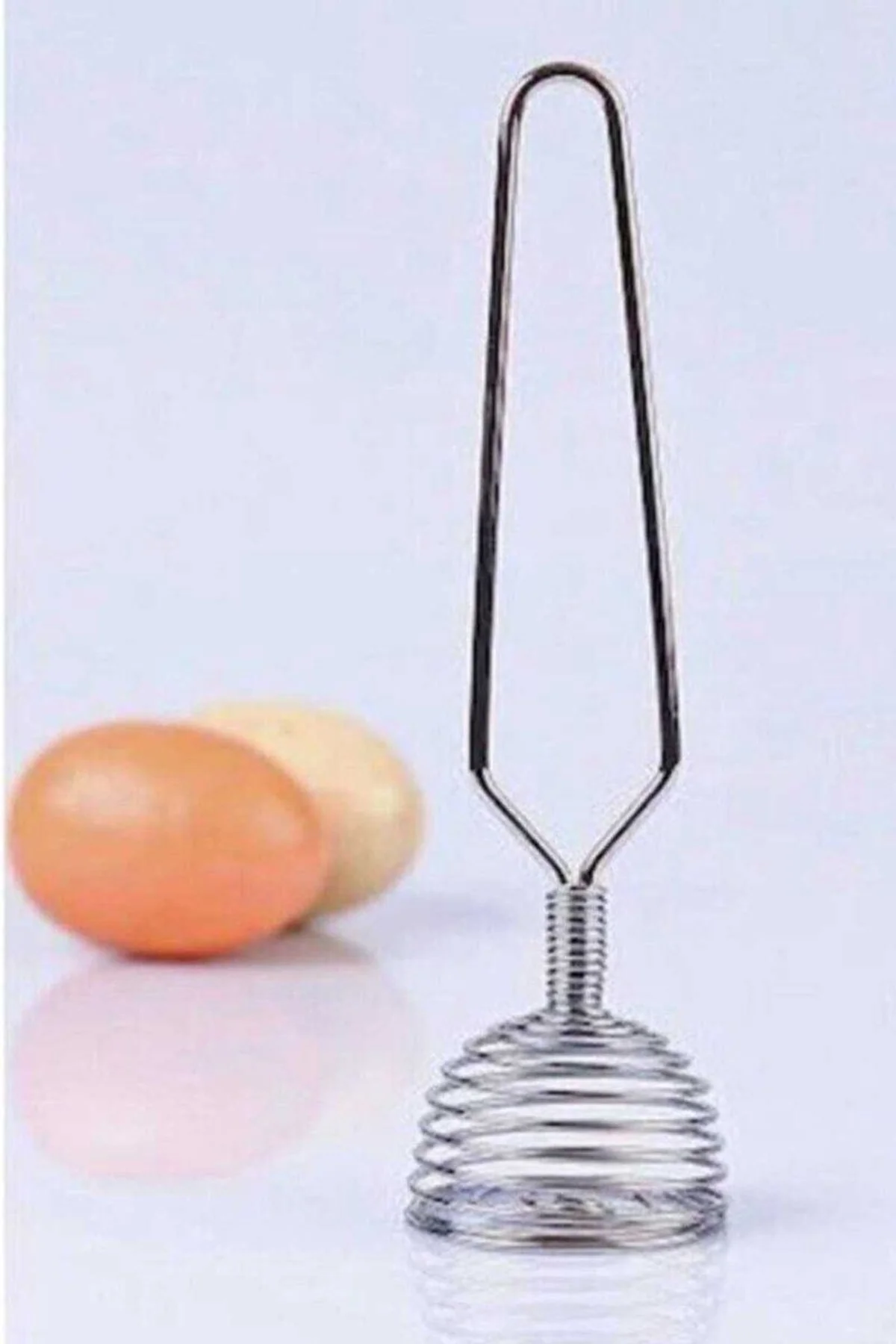 Paslanmaz Metal Mini Yumurta Çırpıcı &amp; Karıştırıcı - Just Cheap Store Görsel 2
