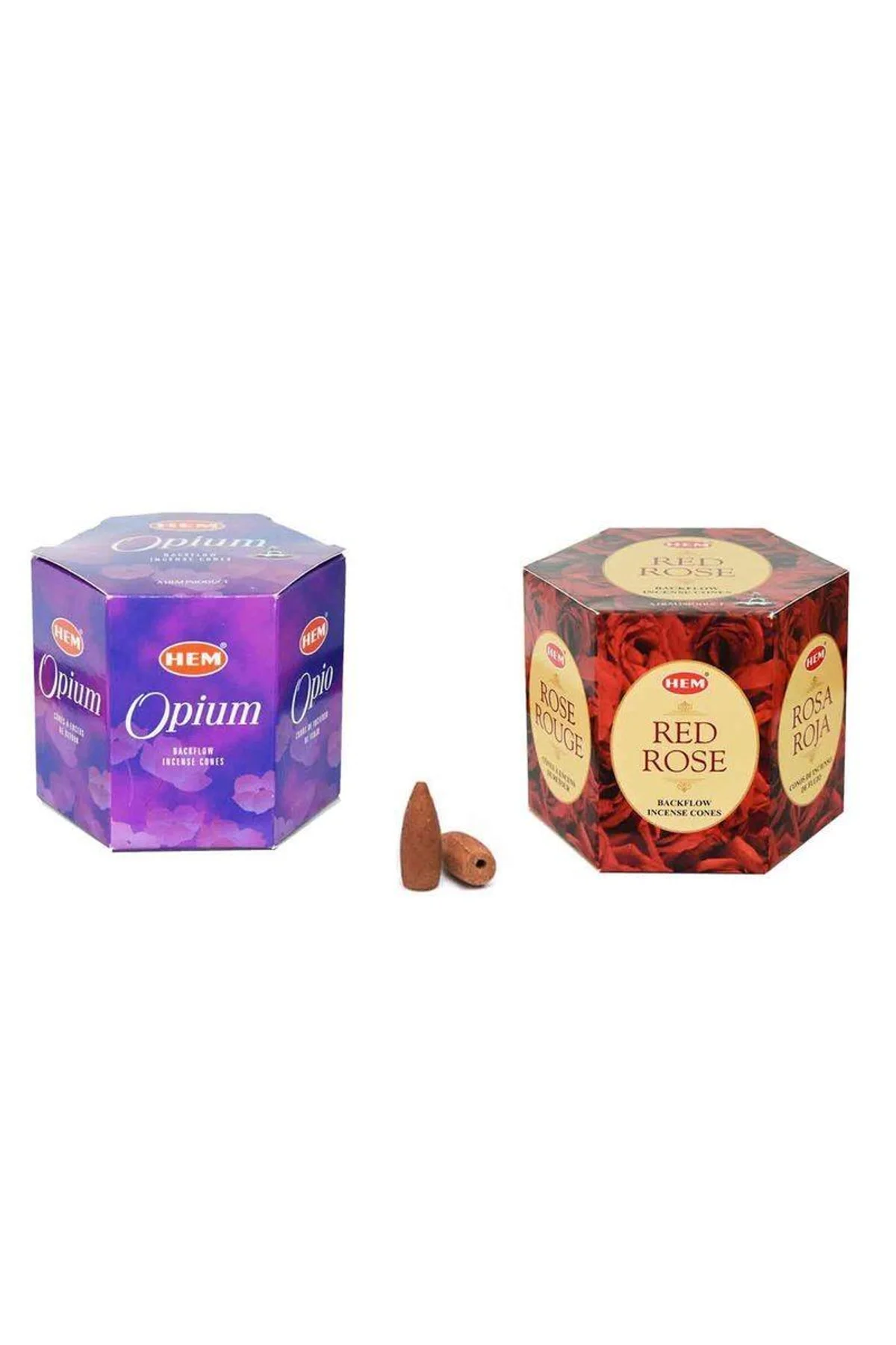 10 Adet Geri Akış Backflow Şelale Tütsü Konisi Tütsü Back Opium Gül - Just Cheap Store Görsel 5