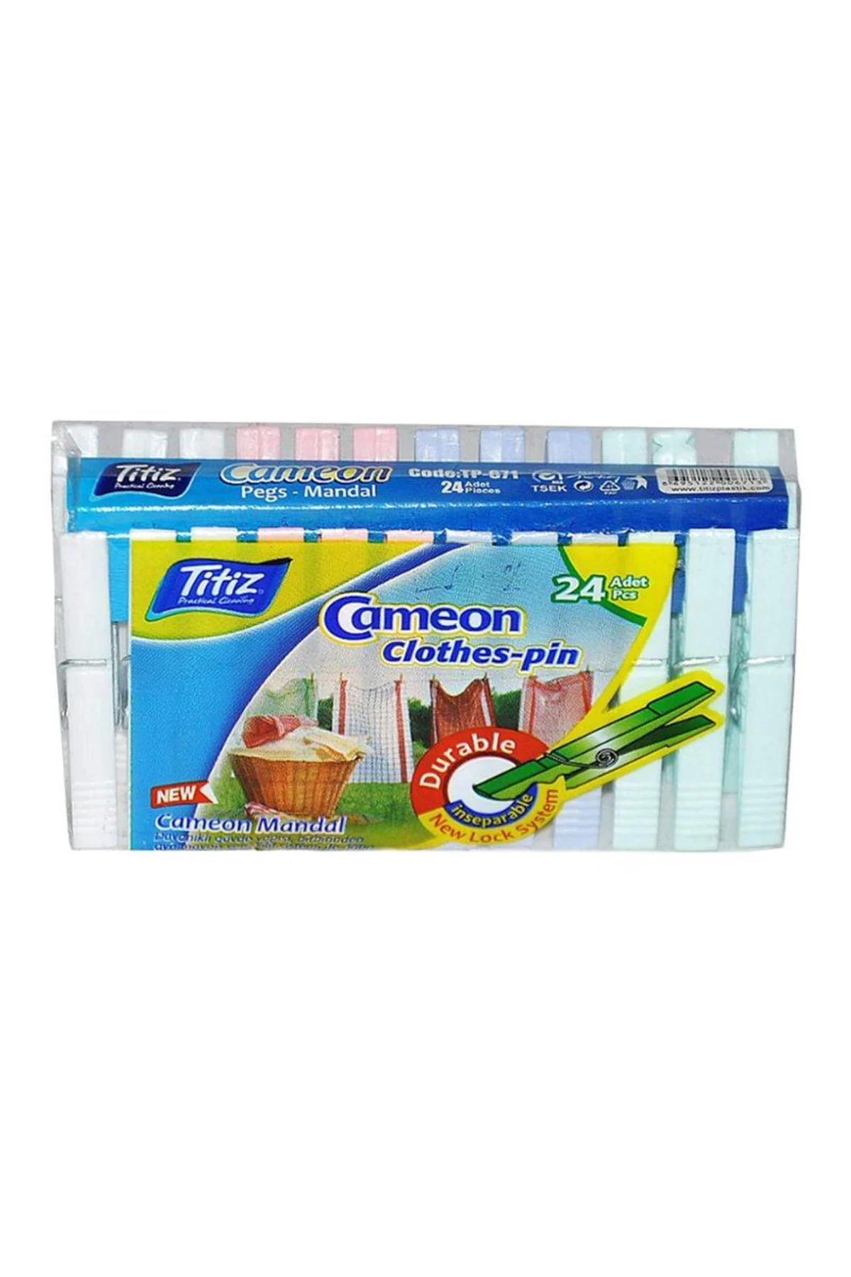 Titiz TP-671 Cameon Mandal 24 Adet - Just Cheap Store Görsel 2