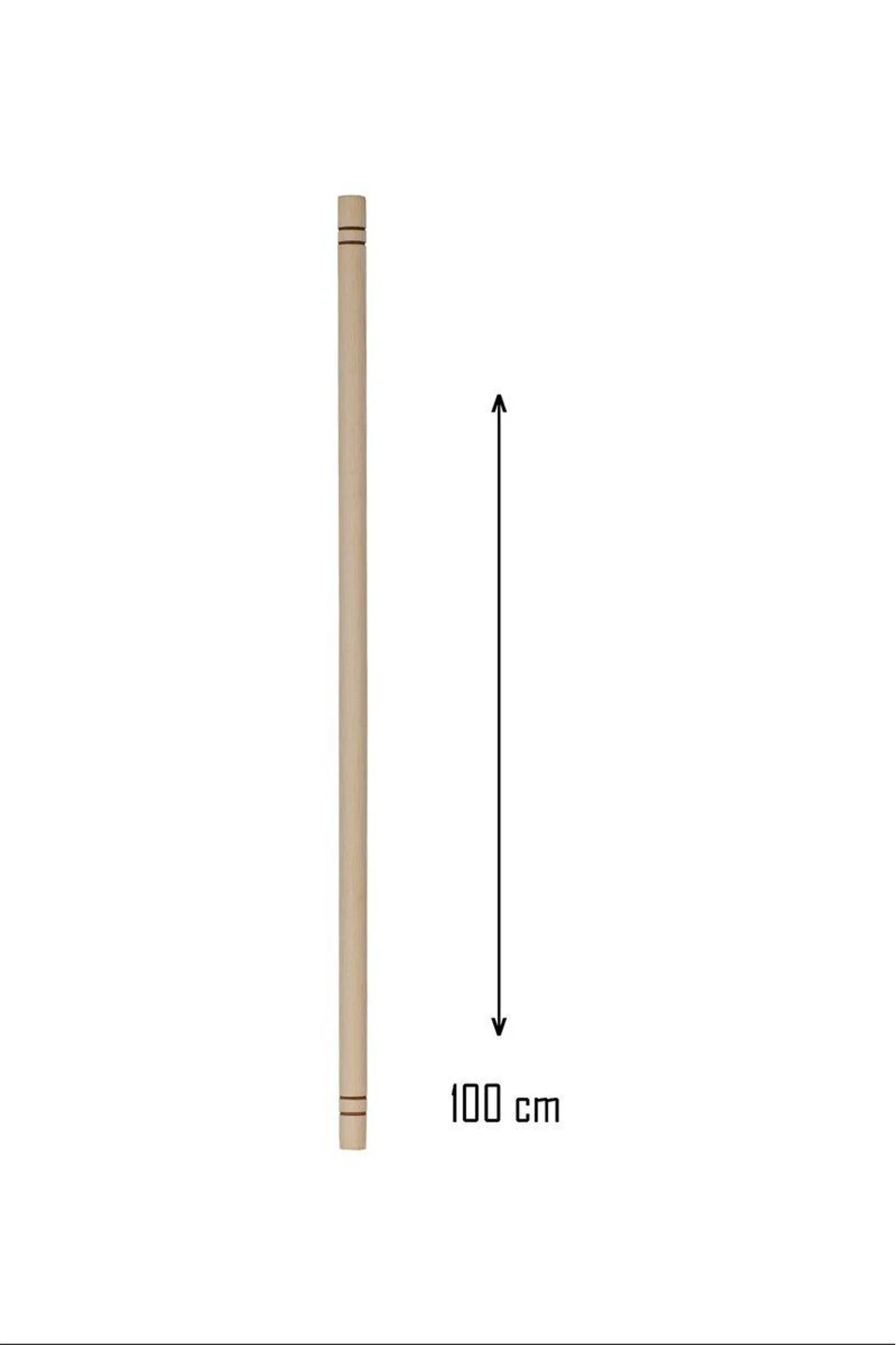 Ahşap 100 cm Hamur Açma Şekillendirme Oklavası Royaleks-56041 - Just Cheap Store Görsel 2