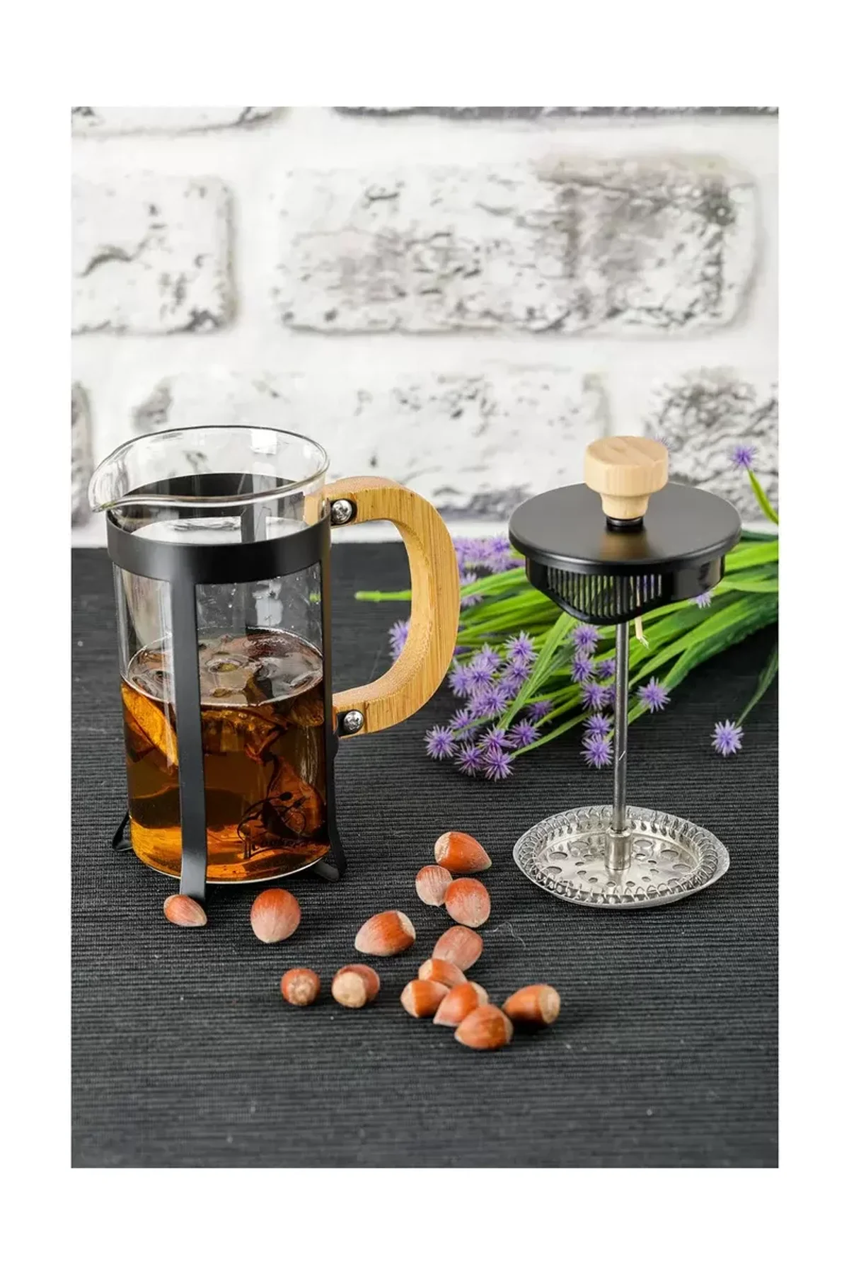 Lüx Cam 350 ml French Press Siyah - Just Cheap Store Görsel 3
