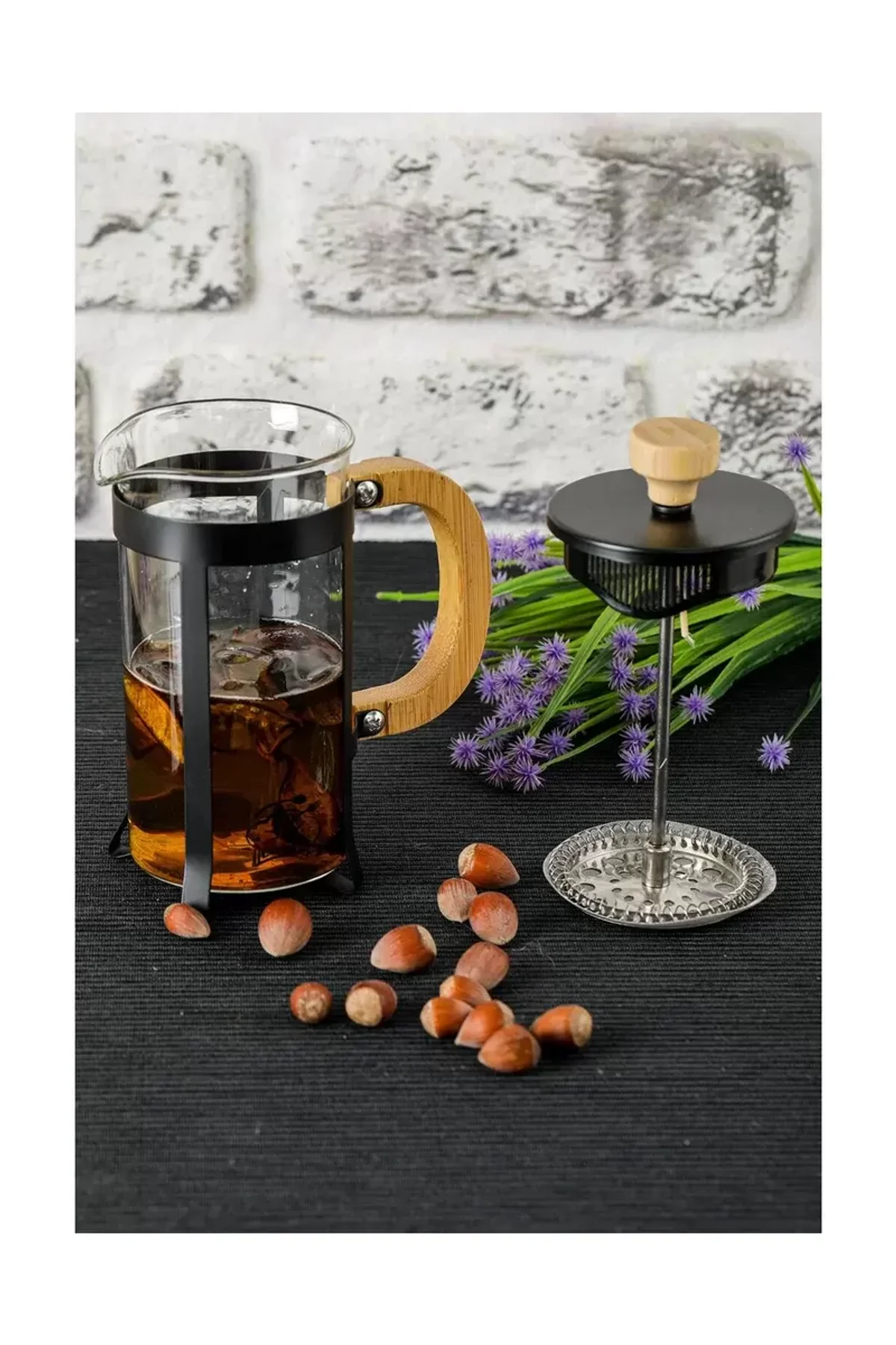 Lüx Cam 350 ml French Press Siyah - Just Cheap Store Görsel 4