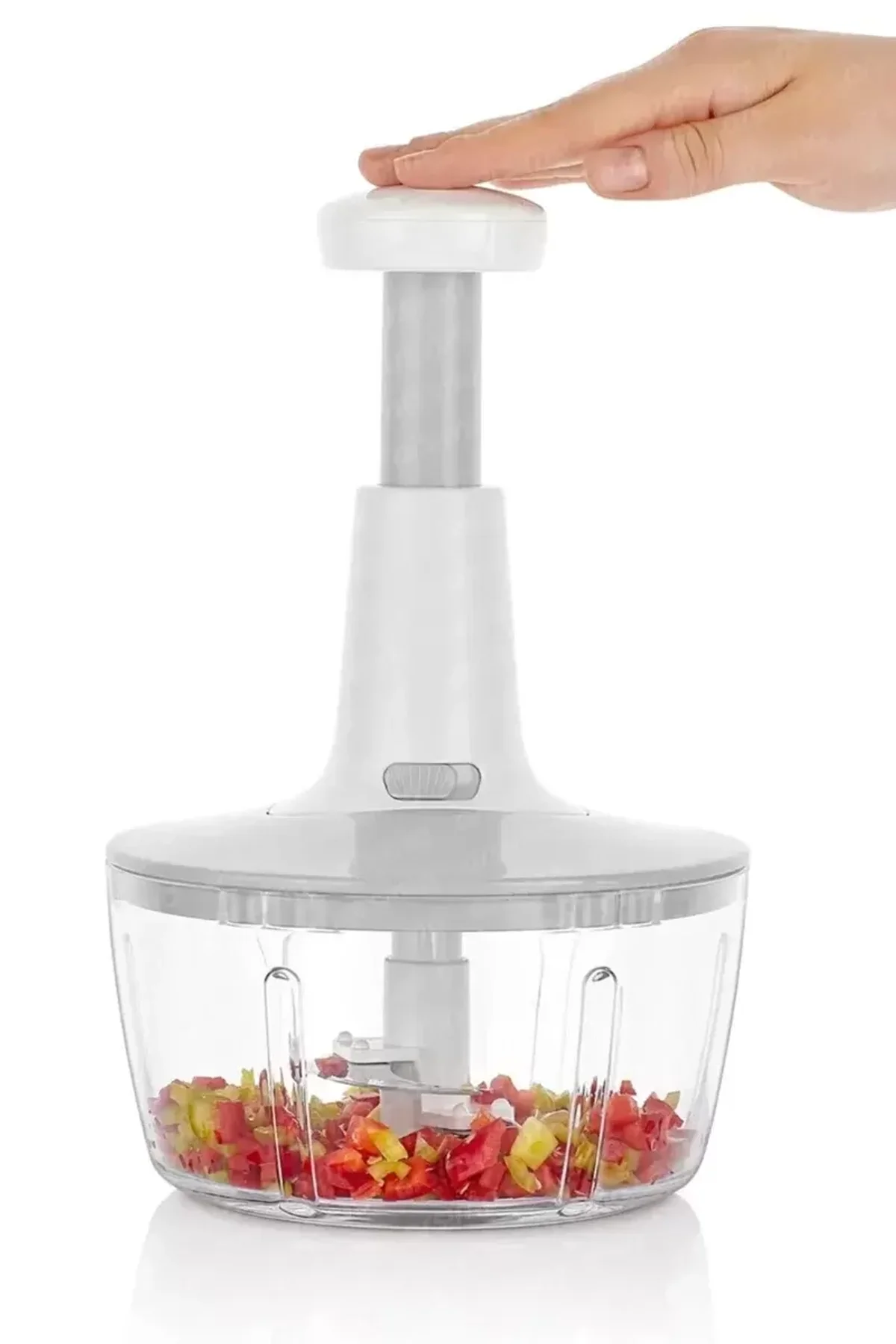 Yakut Üstten Basmalı El Rondo Blender Çelik Bıcaklı Beyaz - Just Cheap Store Görsel 3