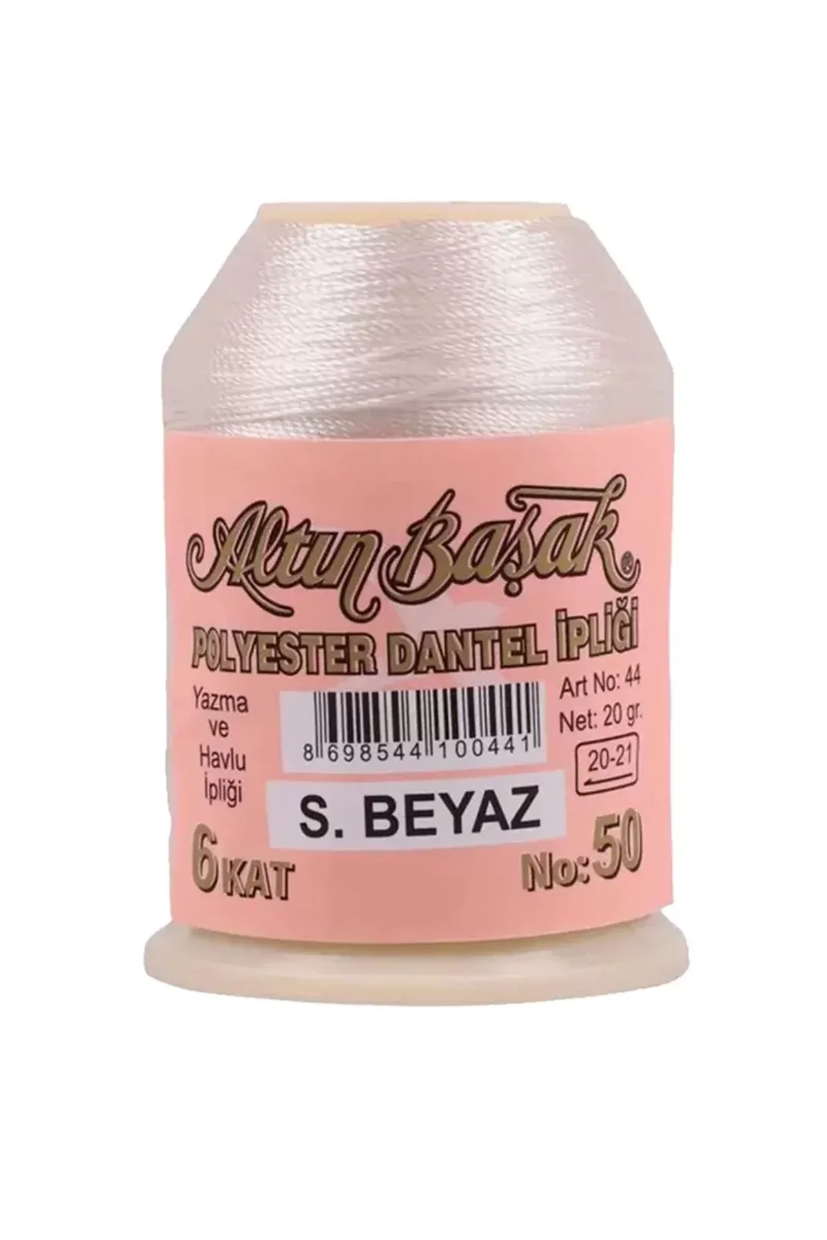 3 Adet Altınbaşak Oya ve Dantel İpi 20 gr - Royaleks - No: Ş.BEYAZ - Just Cheap Store Görsel 3