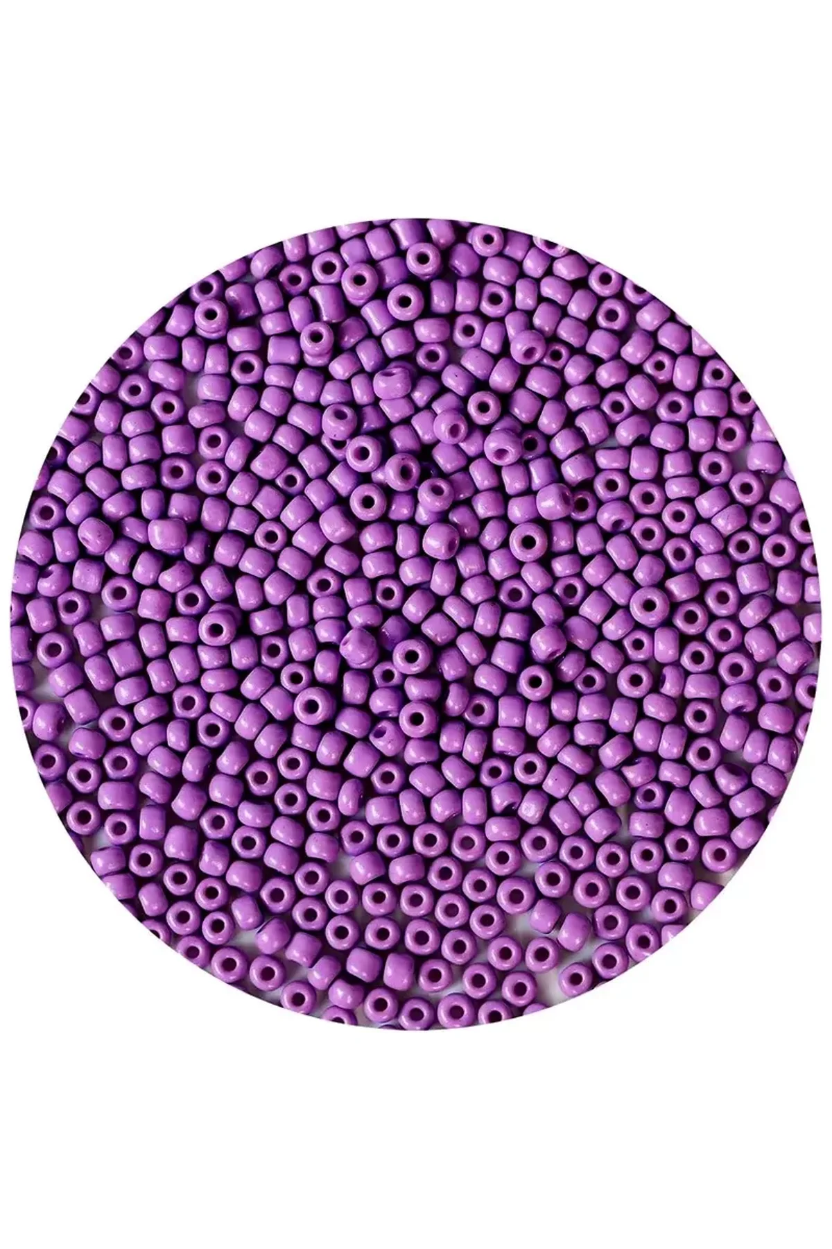 Mor Renk 4 mm Yaklaşık 1100 adet / 100 gram Cam Boncuk Oya Yazma Bileklik ve Kolye - Just Cheap Store Görsel 5