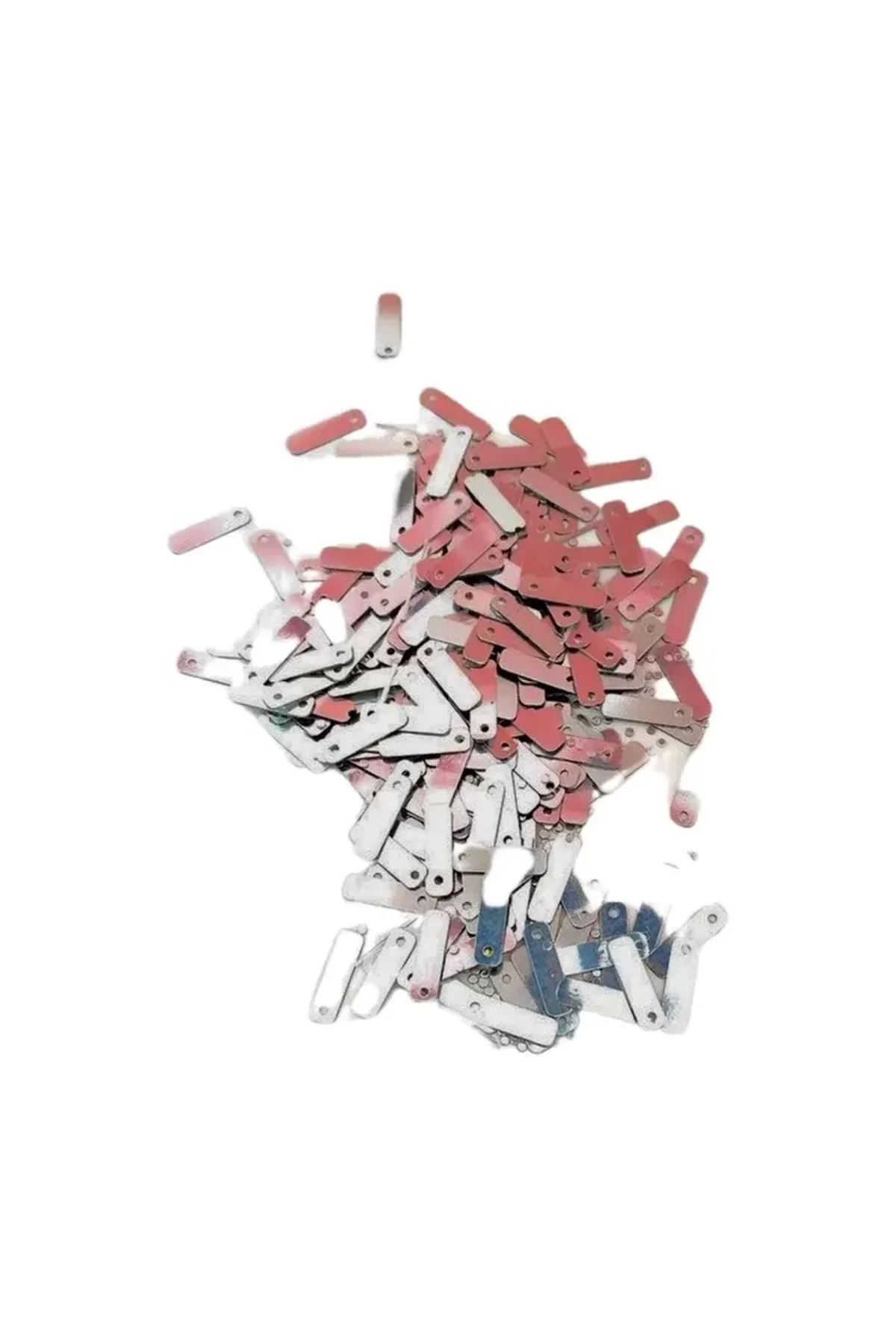 Koyu Pembe 15 x 5 mm Dantel Oya Yazma Halhal Abiye Lazer Kesim Pul 200 adet / 8 gram - Just Cheap Store Görsel 3