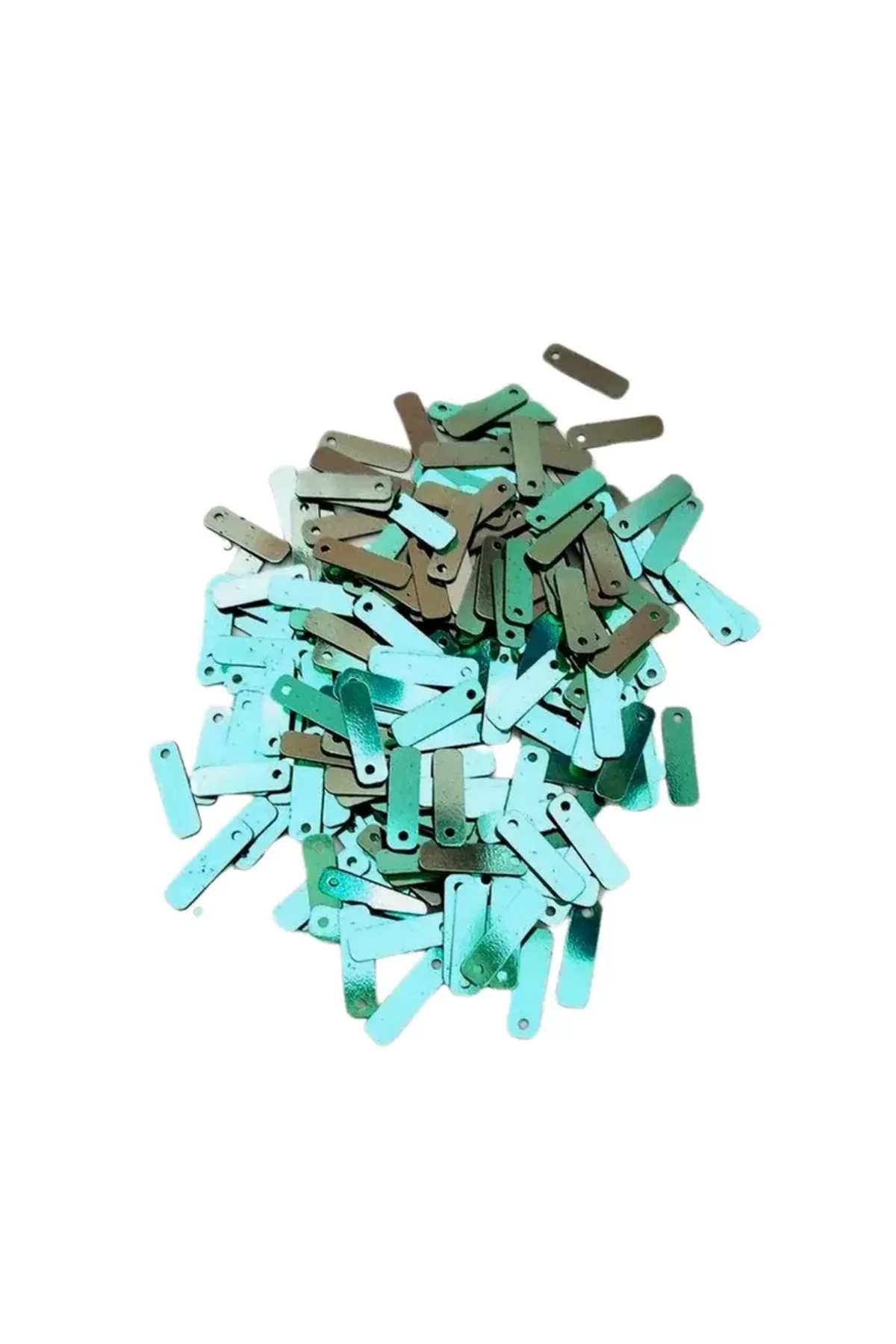 Yeşil 15 x 5 mm Dantel Oya Yazma Halhal Abiye Lazer Kesim Pul 200 adet / 8 gram - Just Cheap Store Görsel 3