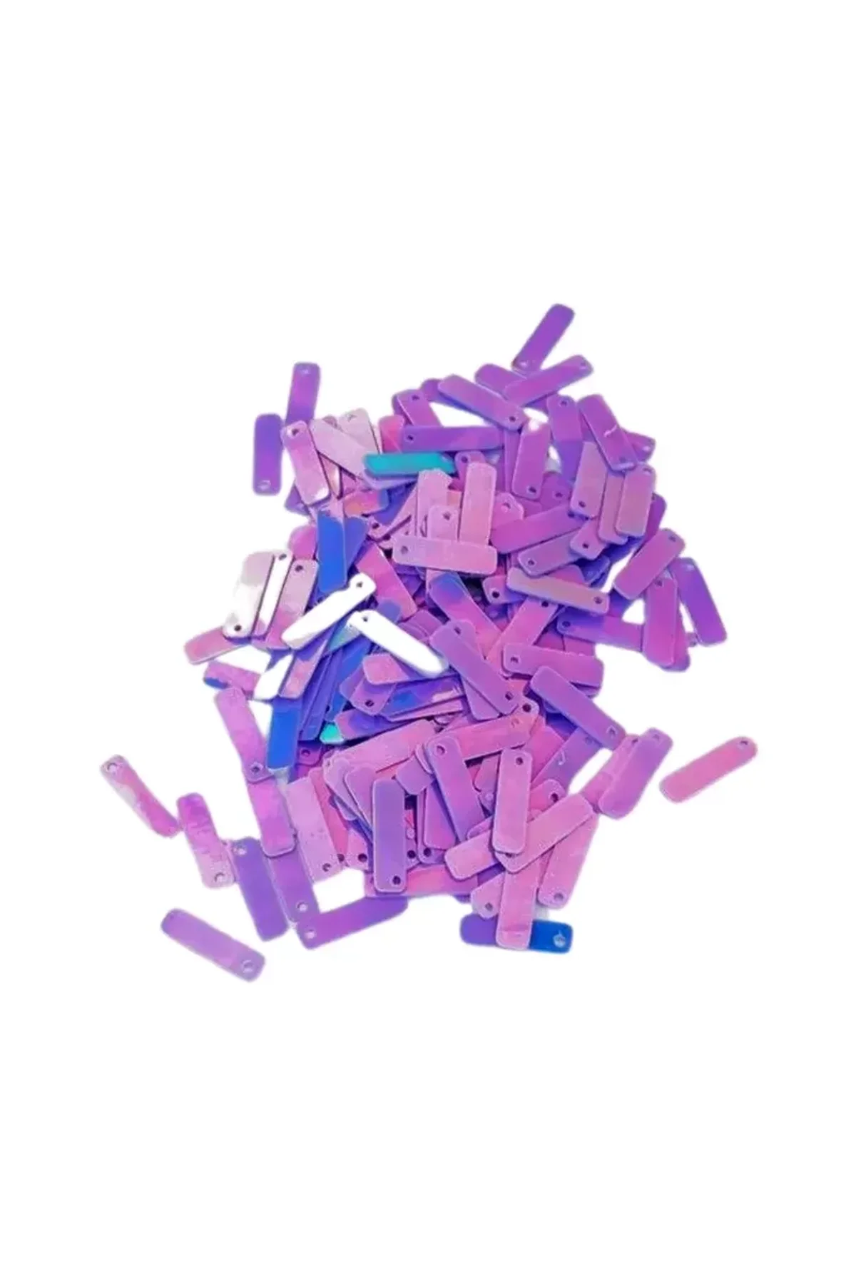 Mor 15 x 5 mm Dantel Oya Yazma Halhal Abiye Lazer Kesim Pul 600 adet / 24 gram - Just Cheap Store Görsel 3