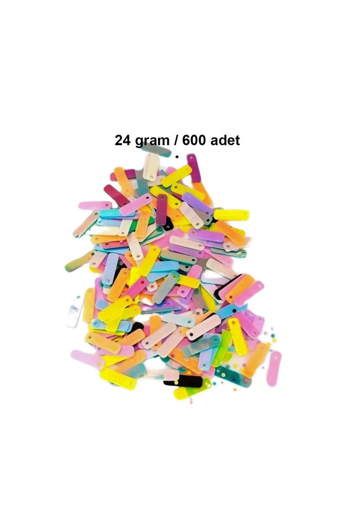 Pastel Renkler 15 x 5 mm Dantel Oya Yazma Halhal Abiye Lazer Kesim Pul 600 adet / 24 gram - Just Cheap Store Görsel 4