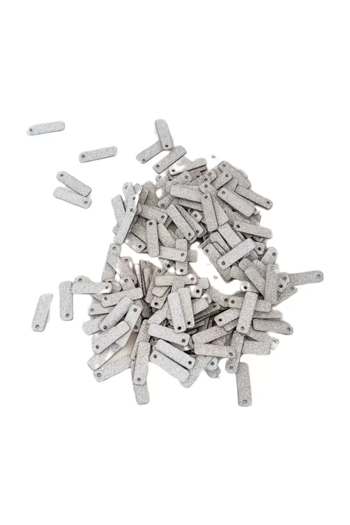Mat Beyaz 15 x 5 mm Dantel Oya Yazma Halhal Abiye Lazer Kesim Pul 600 adet / 24 gram - Just Cheap Store Görsel 3