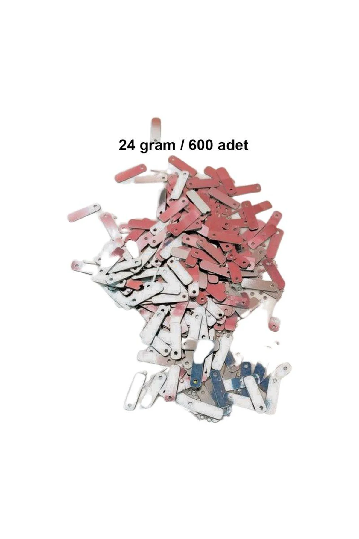 Koyu Pembe 15 x 5 mm Dantel Oya Yazma Halhal Abiye Lazer Kesim Pul 600 adet / 24 gram - Just Cheap Store Görsel 4