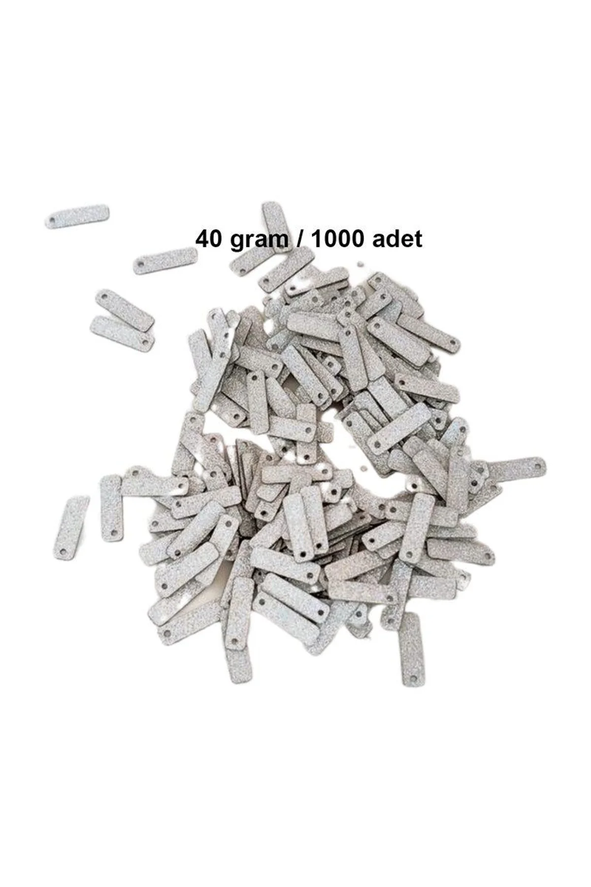 Mat Beyaz 15 x 5 mm Dantel Oya Yazma Halhal Abiye Lazer Kesim Pul 1000 adet / 40 gram - Just Cheap Store Görsel 4