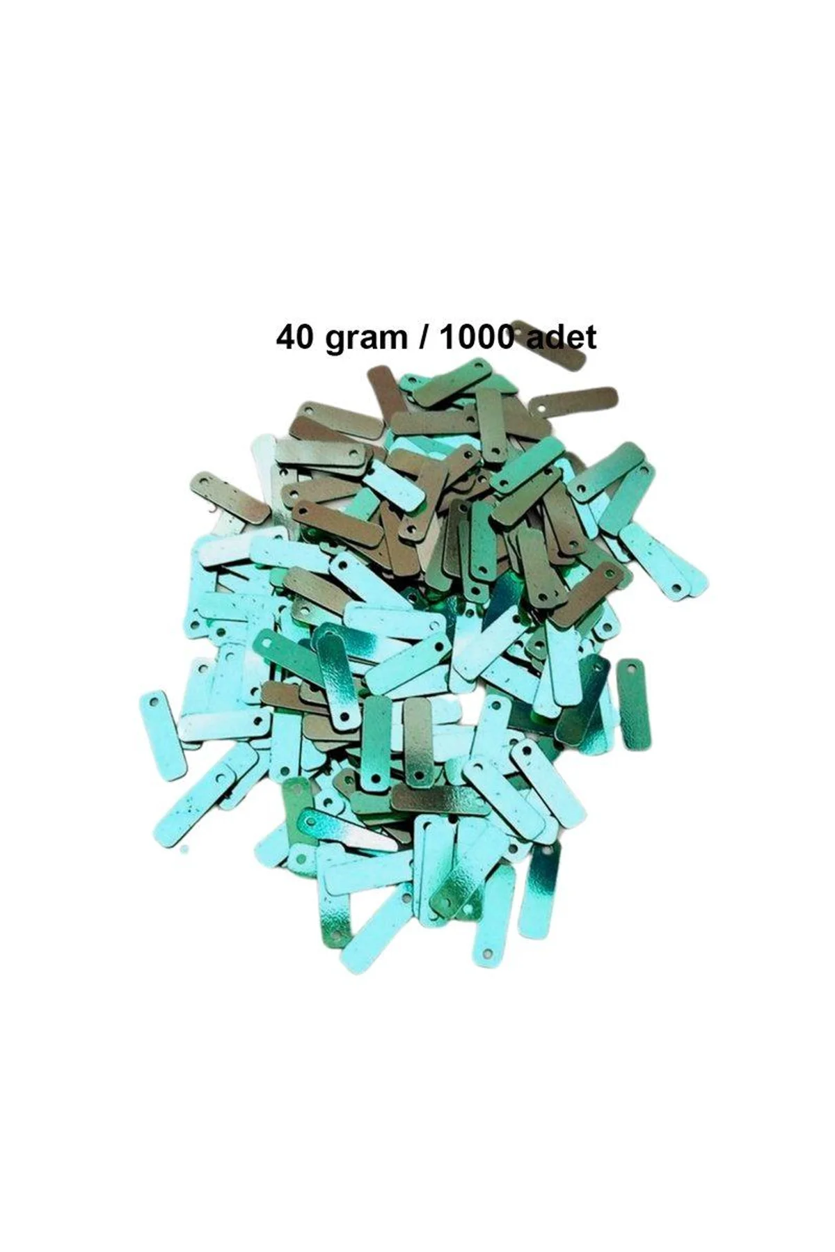 Yeşil 15 x 5 mm Dantel Oya Yazma Halhal Abiye Lazer Kesim Pul 1000 adet / 40 gram - Just Cheap Store Görsel 4