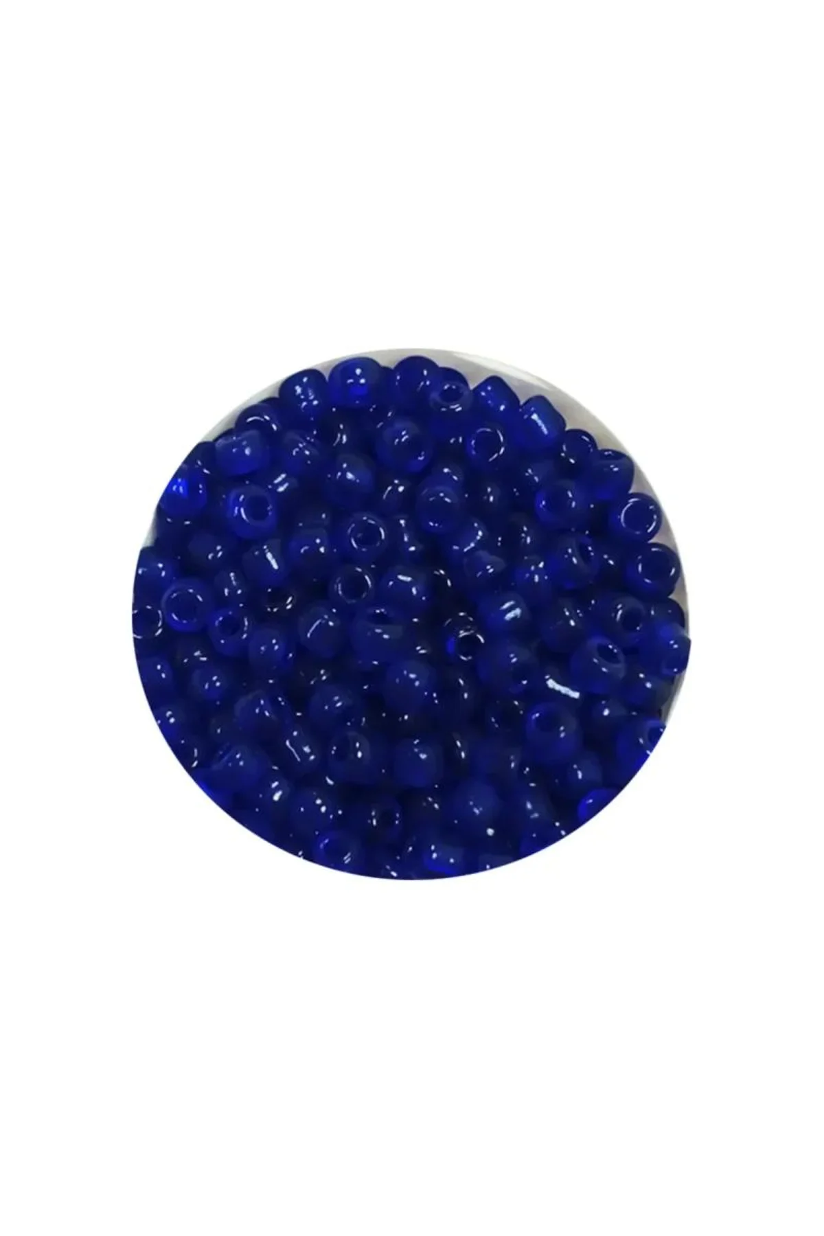 Dökme Cam Kum Boncuk (11/0) 2 mm - 20 Gram - Kral Mavi - BNC001 - Just Cheap Store Görsel 4