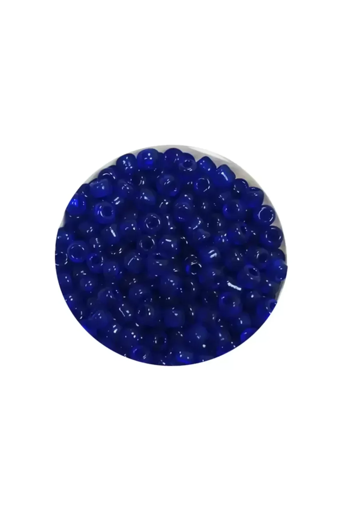 Dökme Cam Kum Boncuk (11/0) 2 mm - 20 Gram - Kral Mavi - BNC001 - Just Cheap Store Görsel 2