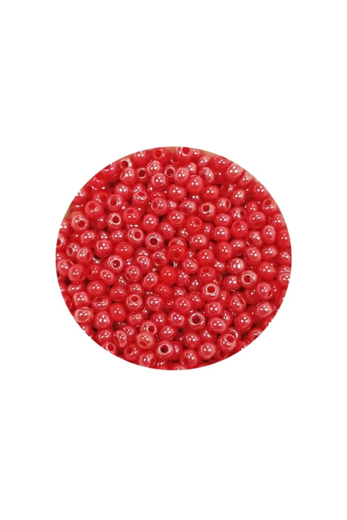 Dökme Cam Kum Boncuk (11/0) 2 mm - 20 Gram - Kırmızı - BNC004 - Just Cheap Store Görsel 4
