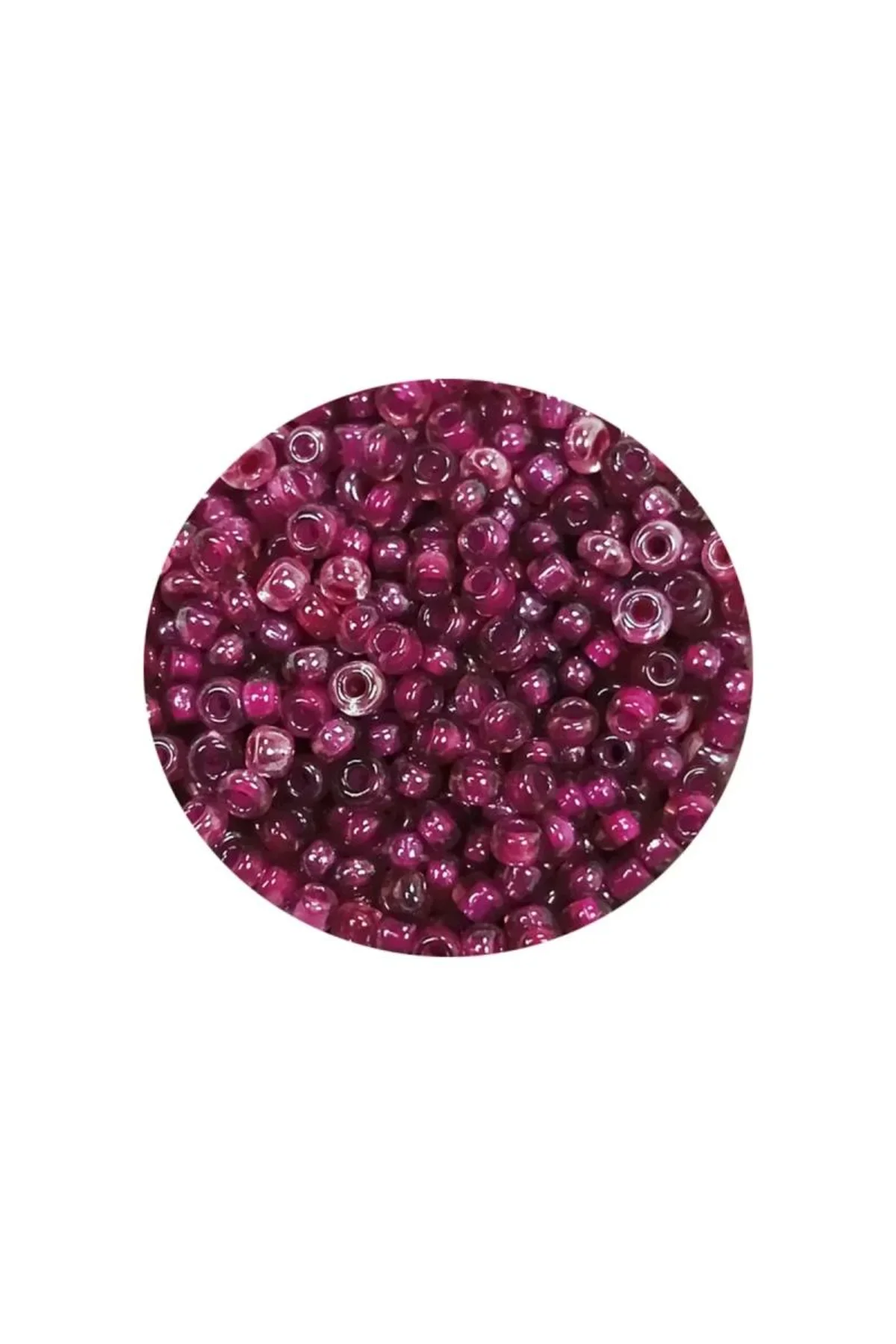 Dökme Cam Kum Boncuk (11/0) 2 mm - 20 Gram - Mor - BNC005 - Just Cheap Store Görsel 4