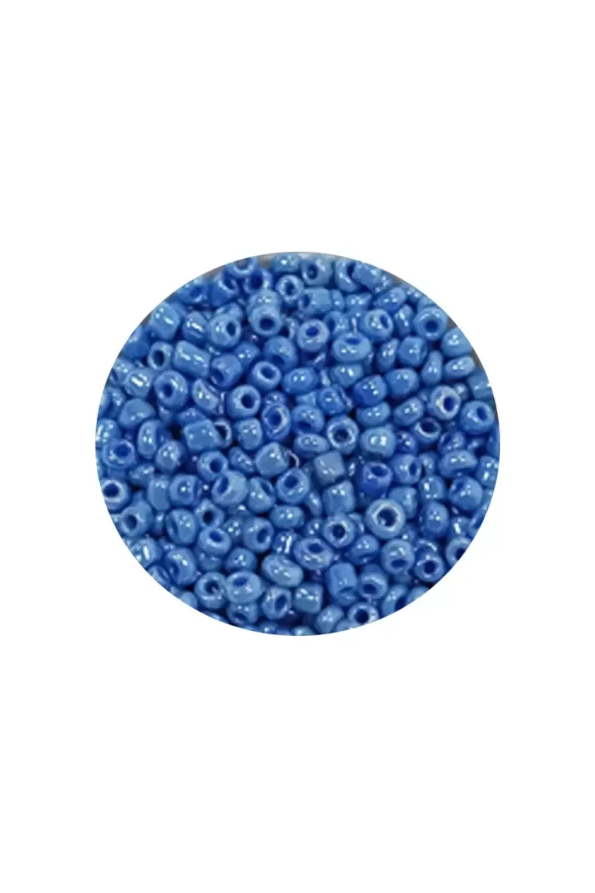 Dökme Cam Kum Boncuk (11/0) 2 mm - 20 Gram - Mavi - BNC009 - Just Cheap Store Görsel 2