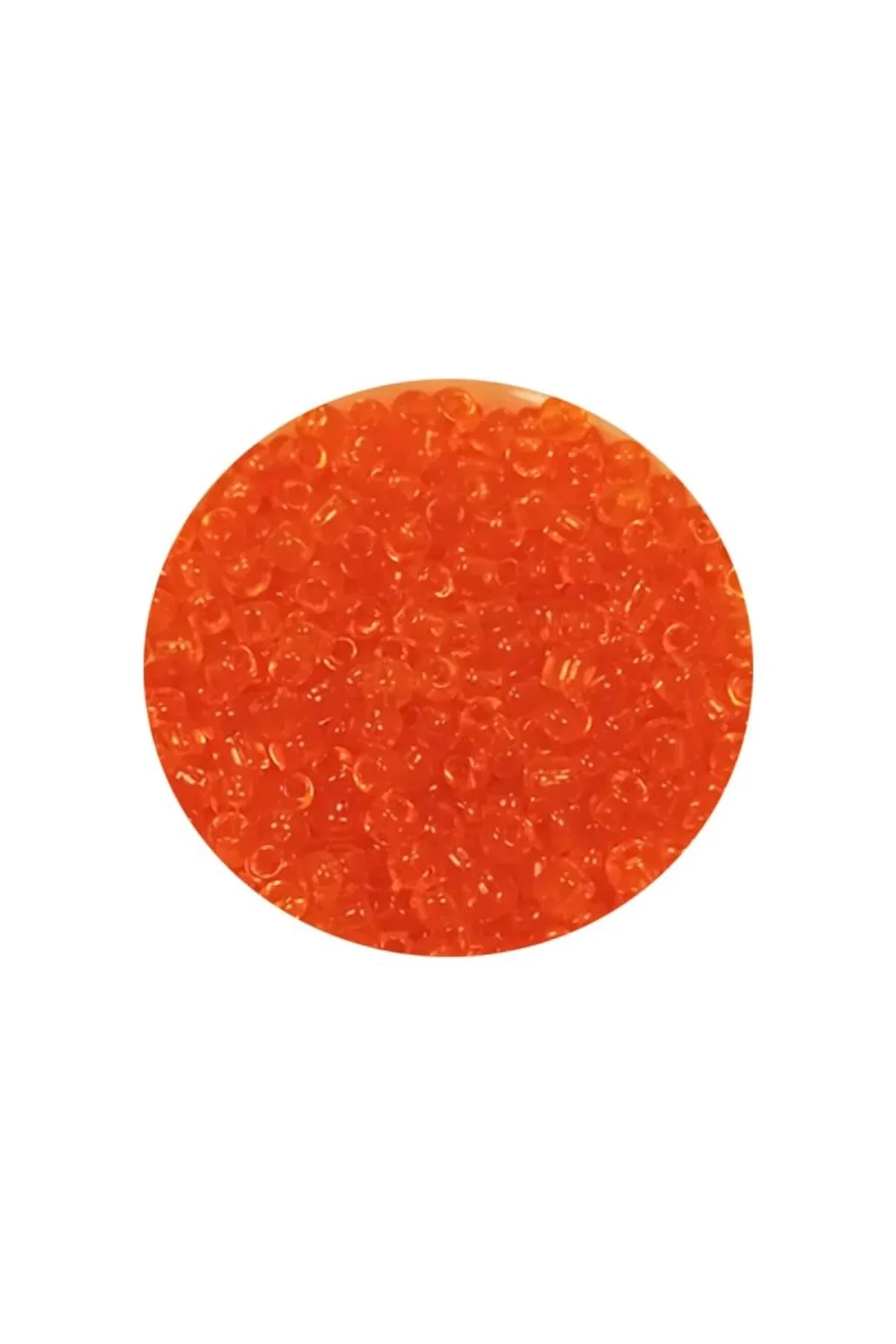 Dökme Cam Kum Boncuk (11/0) 2 mm - 20 Gram - Şeffaf Turuncu - BNC016 - Just Cheap Store Görsel 4