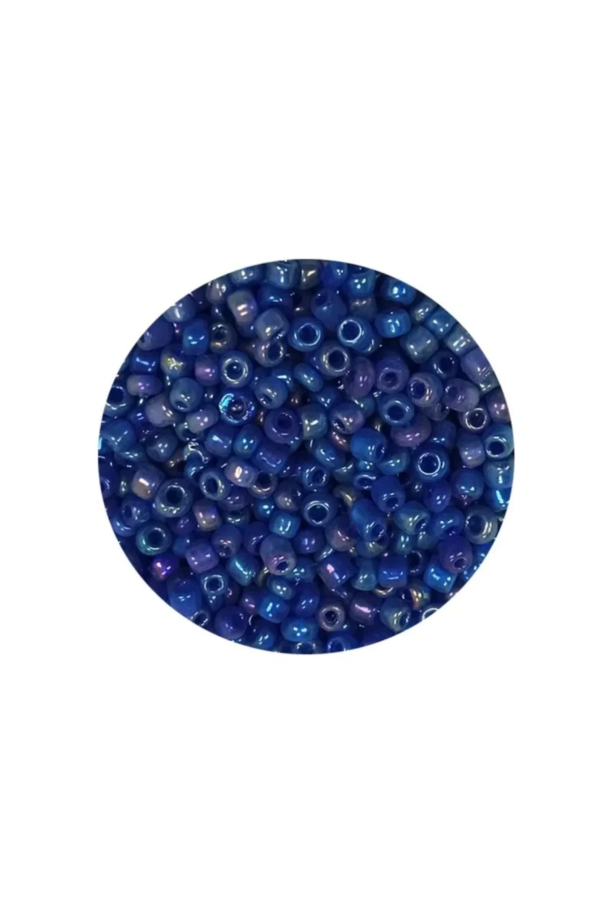 Dökme Cam Kum Boncuk (11/0) 2 mm - 20 Gram - Koyu Mavi - BNC017 - Just Cheap Store Görsel 4