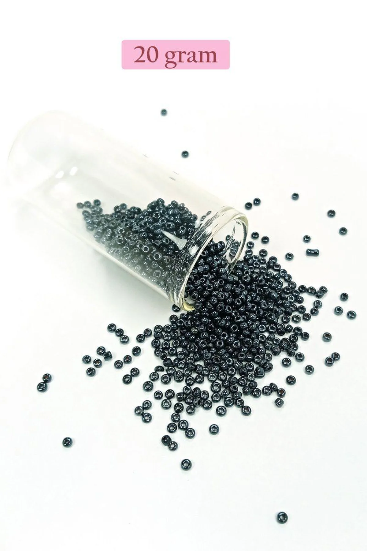 Dökme Cam Kum Boncuk (11/0) 2 mm - 20 Gram - Koyu Yeşil - BNC019 - Just Cheap Store Görsel 5