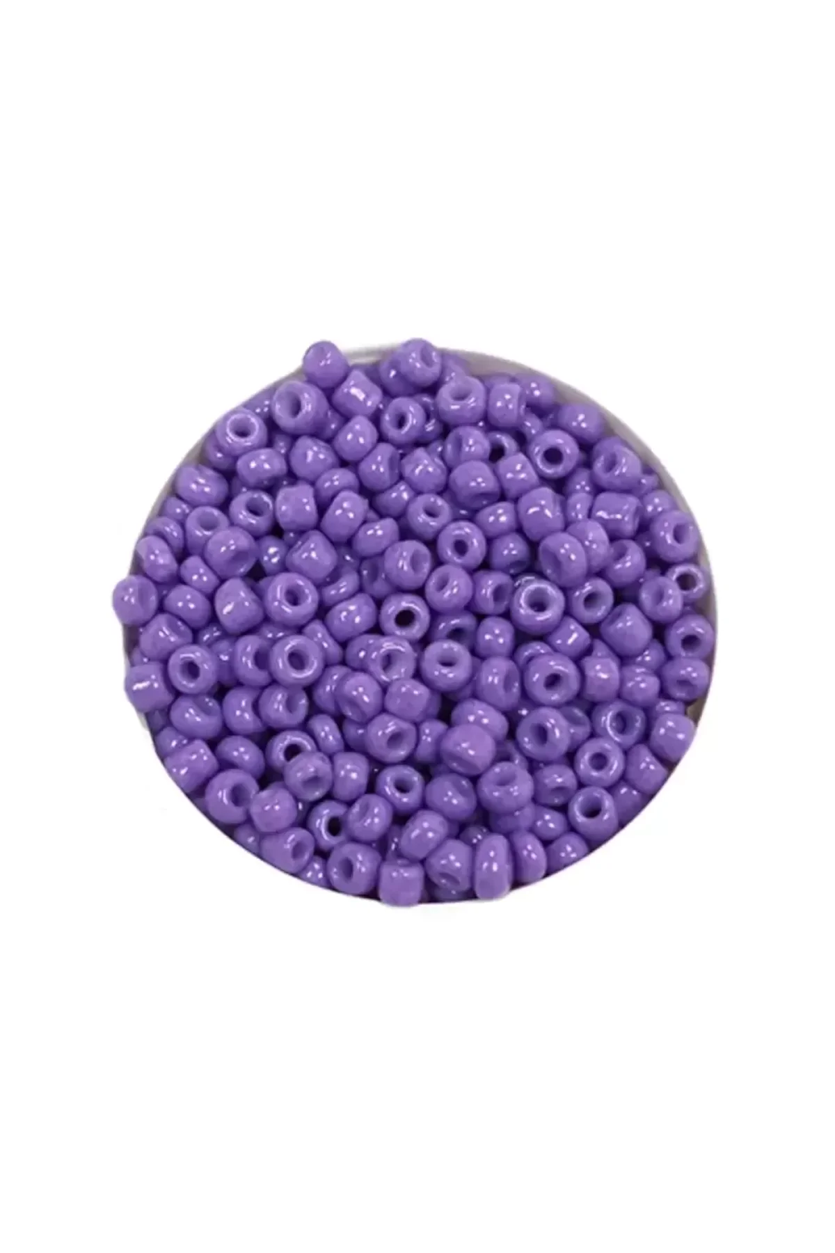 Dökme Cam Kum Boncuk (11/0) 2 mm - 20 Gram - Eflatun - BNC020 - Just Cheap Store Görsel 2