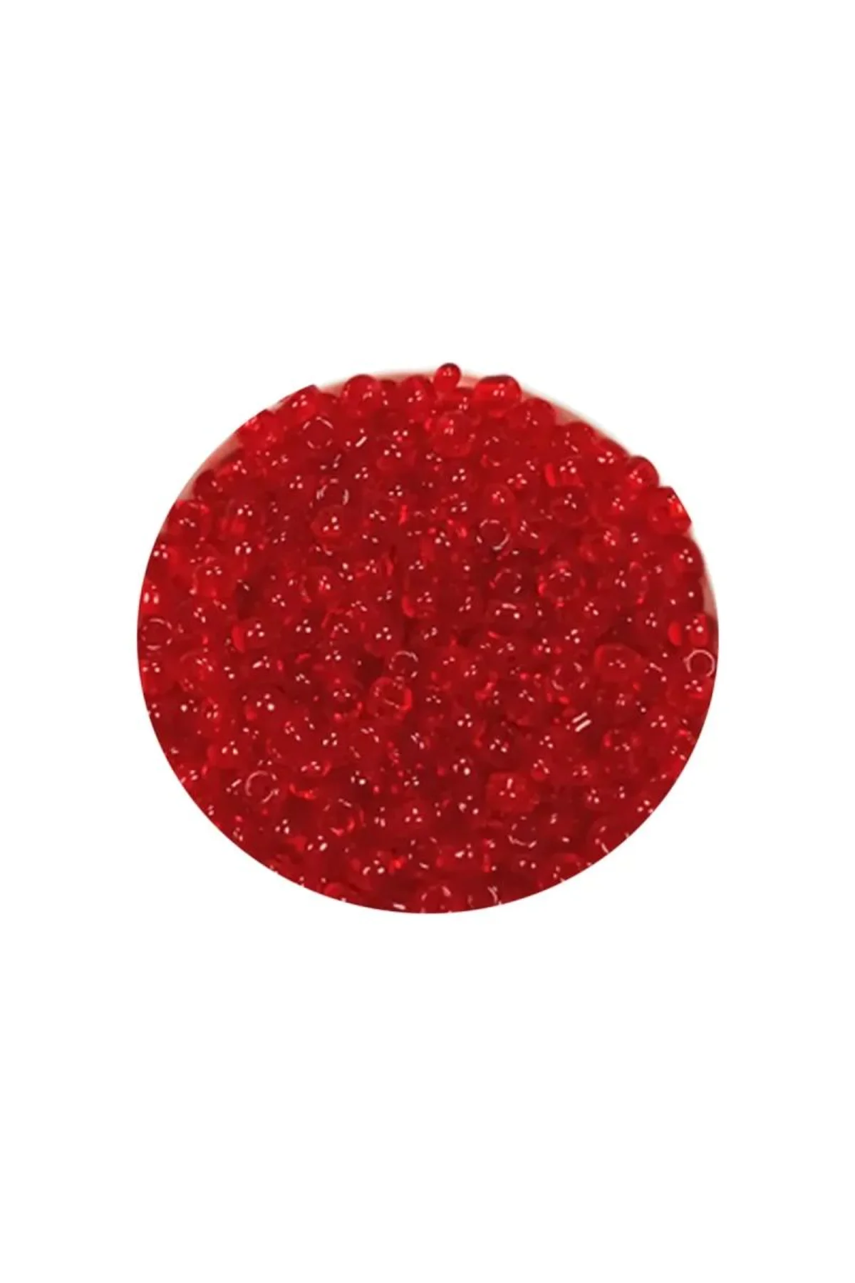 Dökme Cam Kum Boncuk (11/0) 2 mm - 20 Gram - Şeffaf Kırmızı - BNC021 - Just Cheap Store Görsel 4