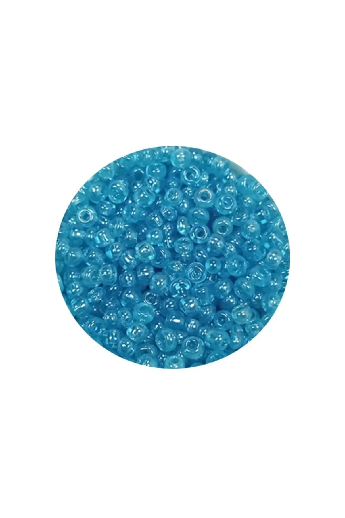 Dökme Cam Kum Boncuk (11/0) 2 mm - 20 Gram - Şeffaf Camgöbeği - BNC023 - Just Cheap Store Görsel 4