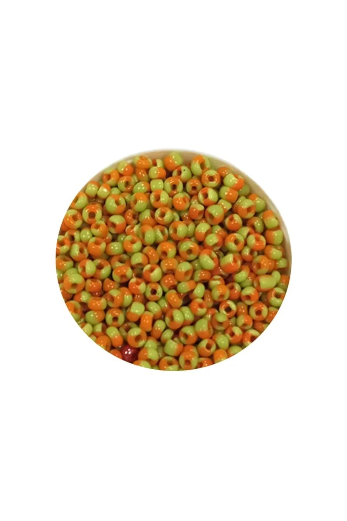 Dökme Cam Kum Boncuk (11/0) 2 mm - 20 Gram - Sarı Turuncu - BNC031 - Just Cheap Store Görsel 4
