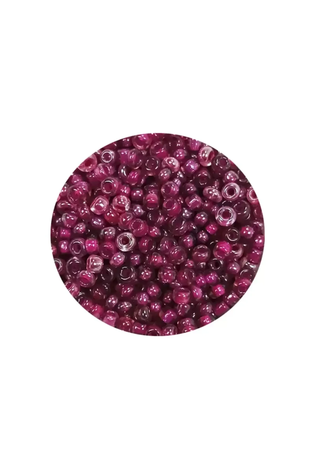 Dökme Cam Kum Boncuk (11/0) 2 mm - 60 Gram - Mor - BNC040 - Just Cheap Store Görsel 2