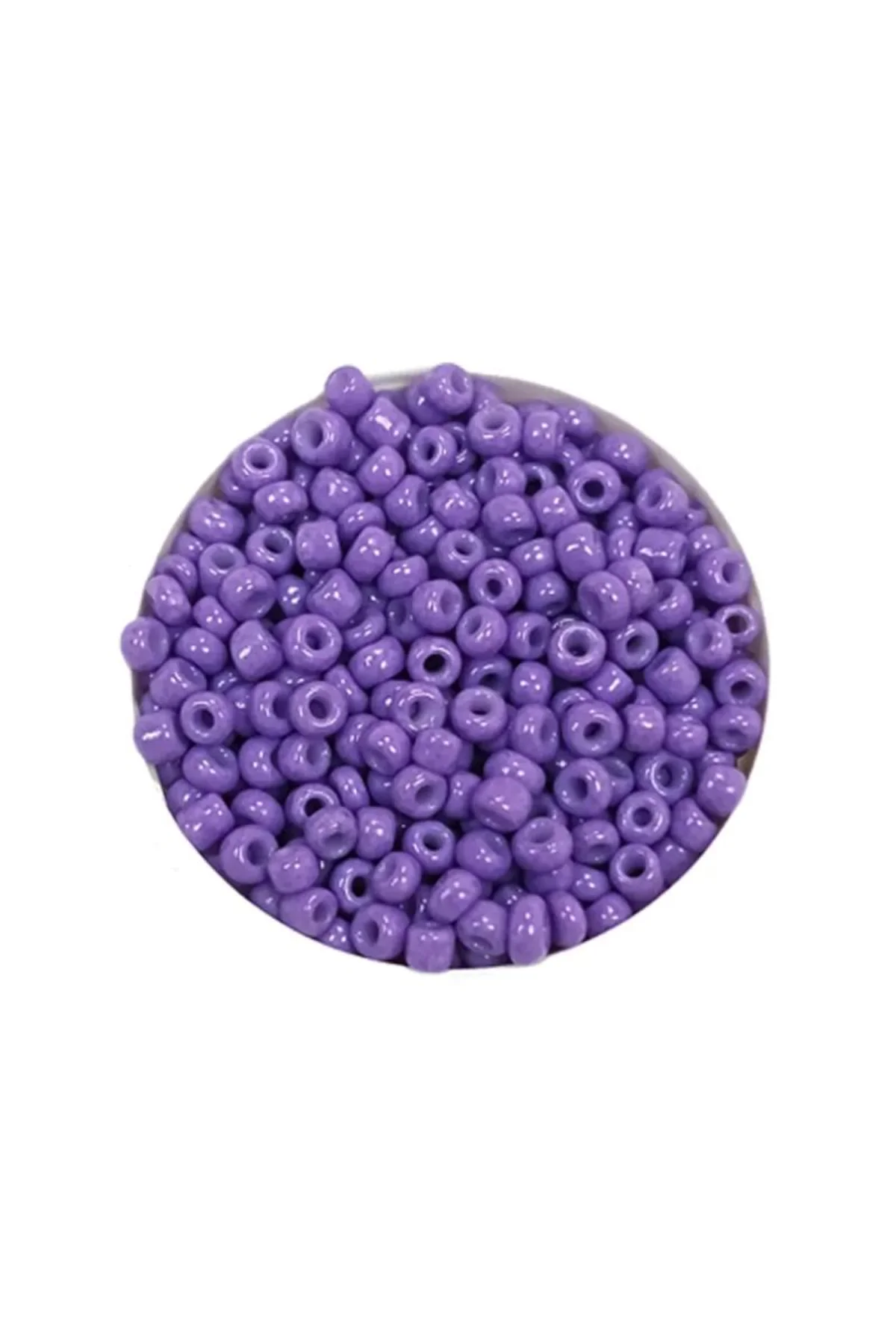 Dökme Cam Kum Boncuk (11/0) 2 mm - 60 Gram - Eflatun - BNC055 - Just Cheap Store Görsel 4