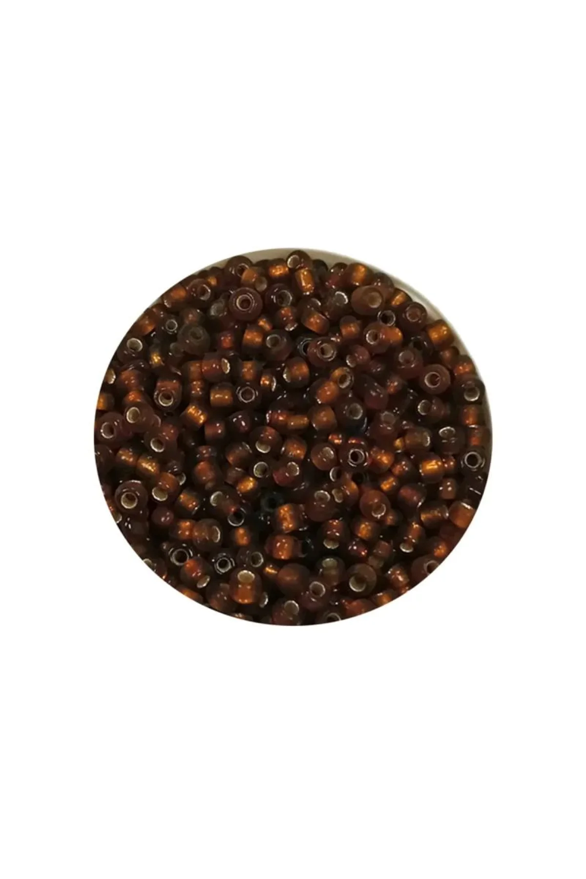 Dökme Cam Kum Boncuk (11/0) 2 mm - 60 Gram - Çok Koyu Turuncu - BNC064 - Just Cheap Store Görsel 4