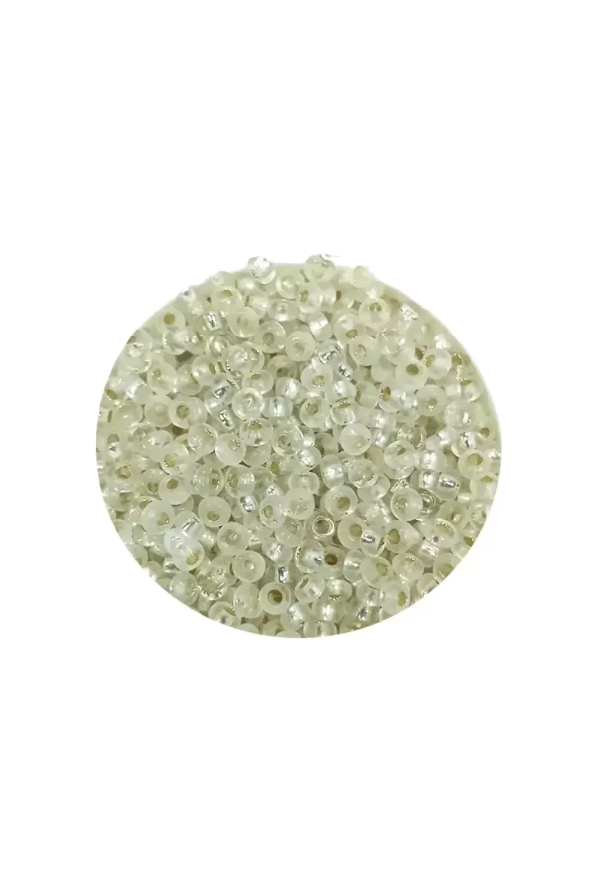 Dökme Cam Kum Boncuk (11/0) 2 mm - 60 Gram - Şeffaf - BNC069 - Just Cheap Store Görsel 2