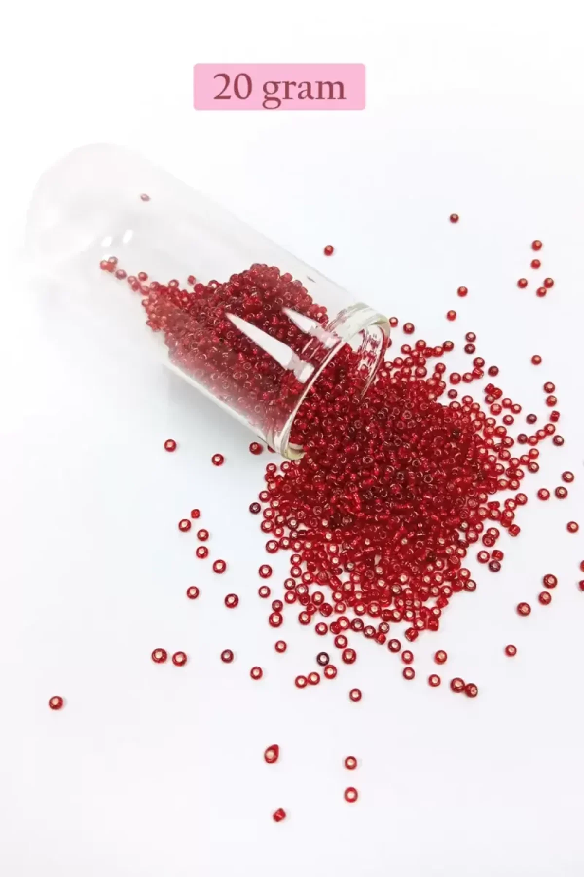 Dökme Cam Kum Boncuk (11/0) 2 mm - 4 Renk - Toplam 80 Gram - BNC402 - Just Cheap Store Görsel 5