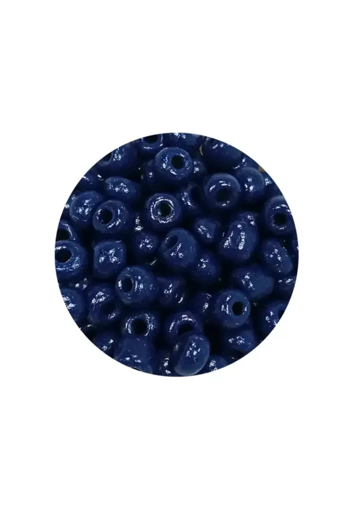 Dökme Cam Kum Boncuk Büyük Boy (6/0) 4 mm - 20 Gram - Lacivert - BNC098 - Just Cheap Store Görsel 2