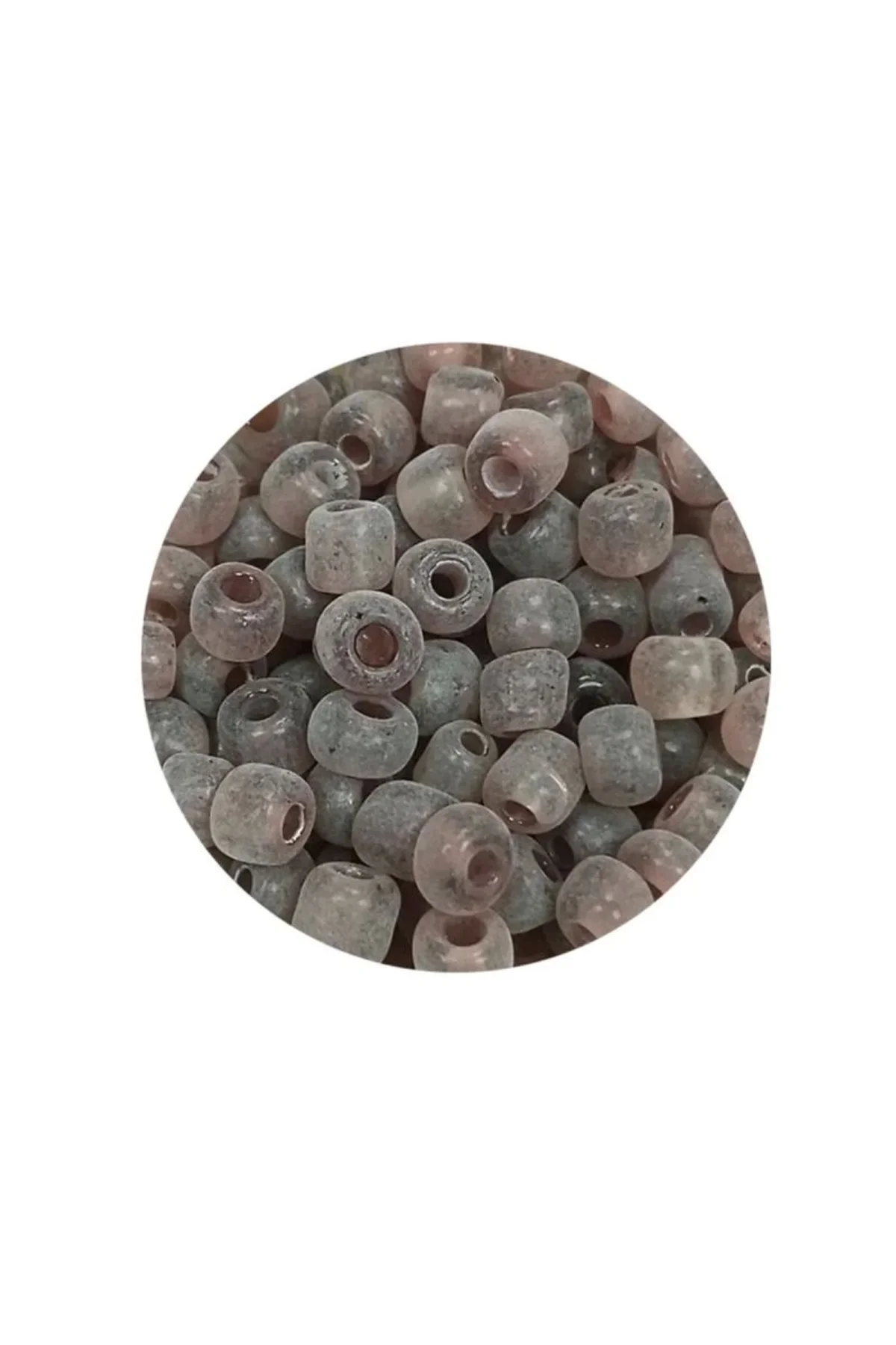 Dökme Cam Kum Boncuk Büyük Boy (6/0) 4 mm - 20 Gram - Şeffaf Gri - BNC105 - Just Cheap Store Görsel 4