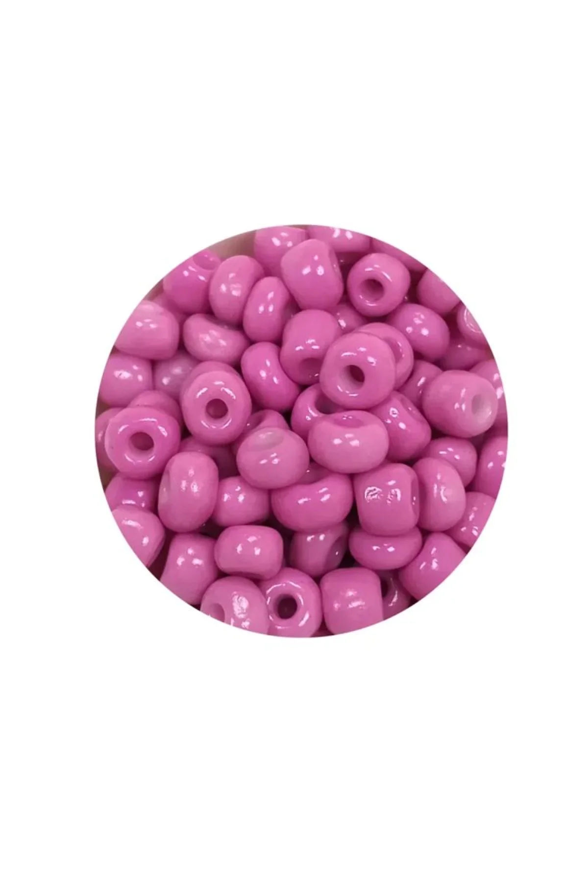 Dökme Cam Kum Boncuk Büyük Boy (6/0) 4 mm - 60 Gram - Eflatun - BNC121 - Just Cheap Store Görsel 4