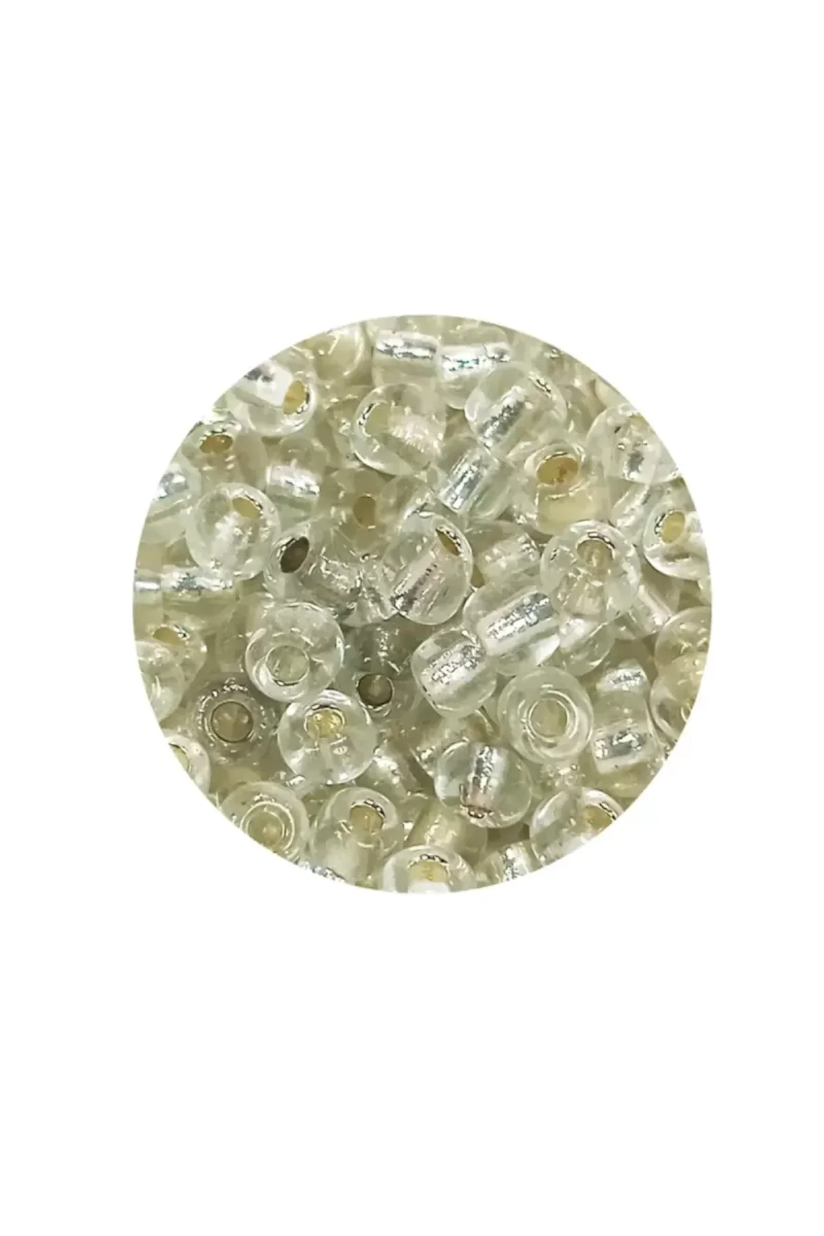 Dökme Cam Kum Boncuk Büyük Boy (6/0) 4 mm - 60 Gram - Şeffaf - BNC122 - Just Cheap Store Görsel 2