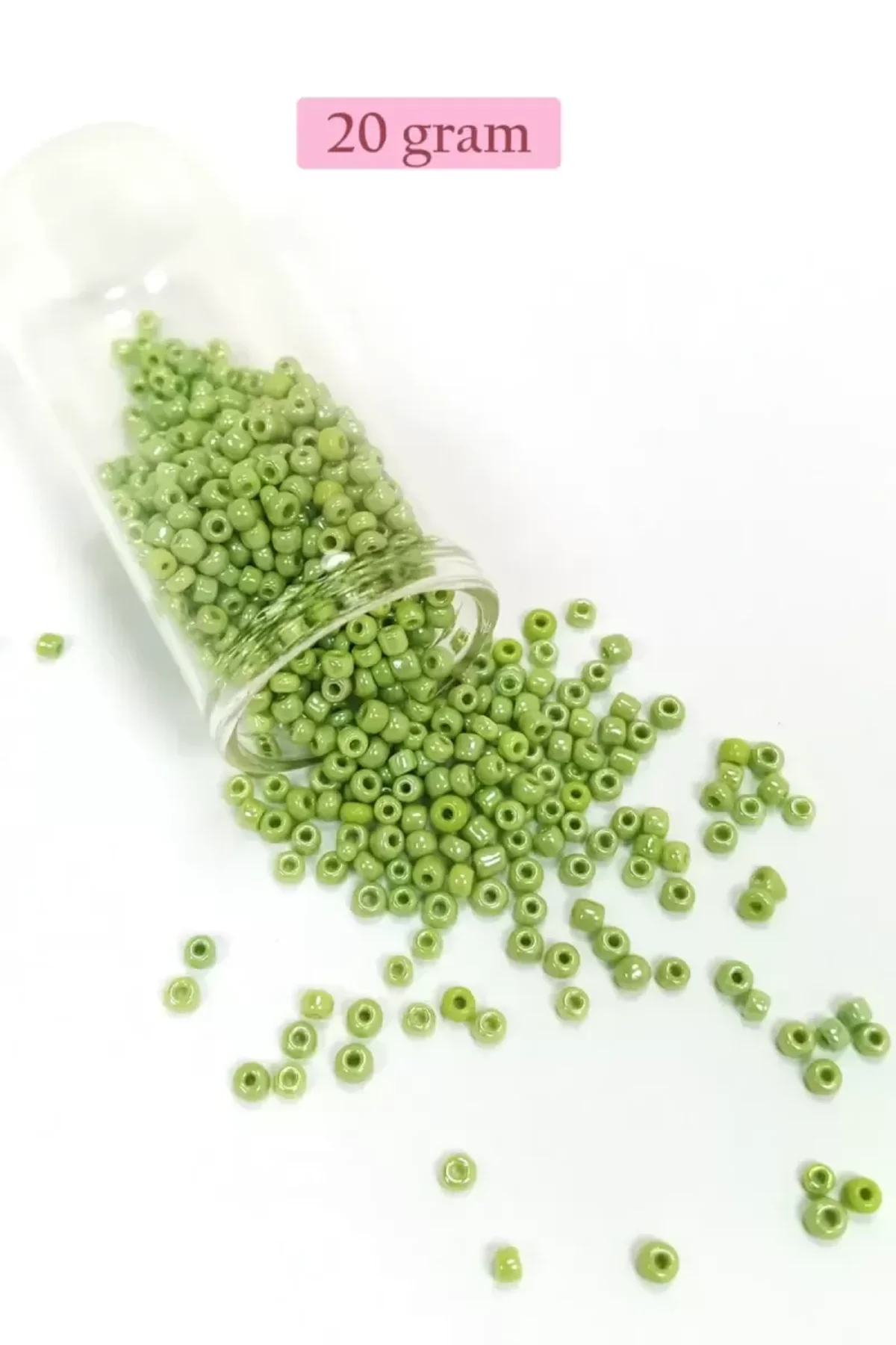 Dökme Cam Kum Boncuk (8/0) 3 mm - 4 Renk - Toplam 80 Gram - BNC418 - Just Cheap Store Görsel 2