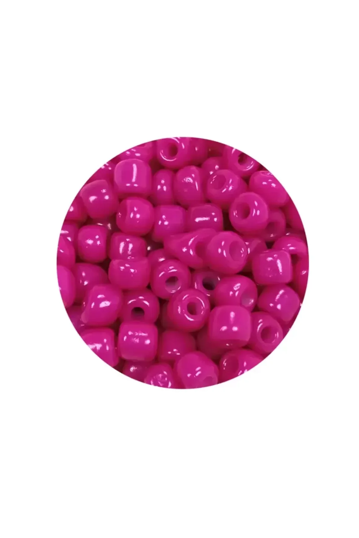 Dökme Cam Kum Boncuk Büyük Boy (6/0) 4 mm - 60 Gram - Açık Mor - BNC130 - Just Cheap Store Görsel 2