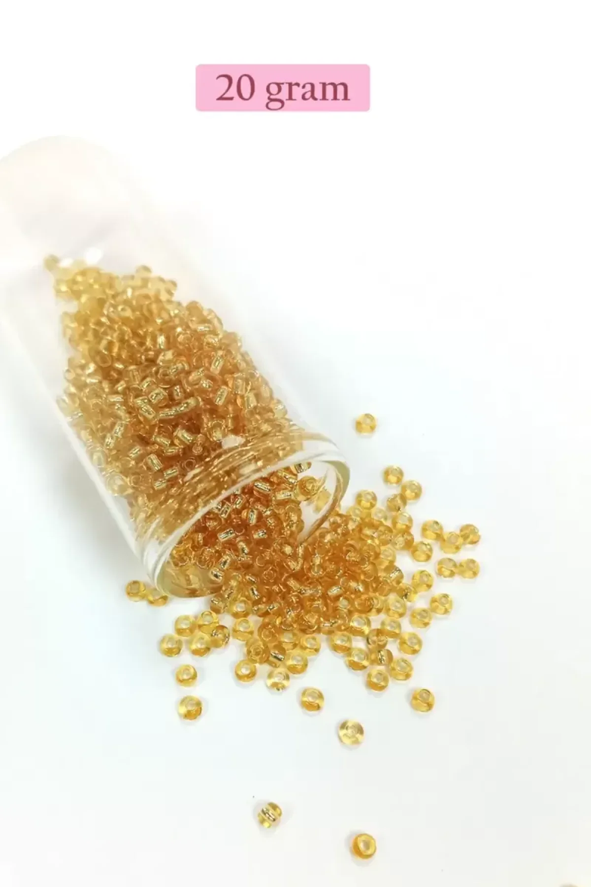 Dökme Cam Kum Boncuk (8/0) 3 mm - 4 Renk - Toplam 80 Gram - BNC424 - Just Cheap Store Görsel 4