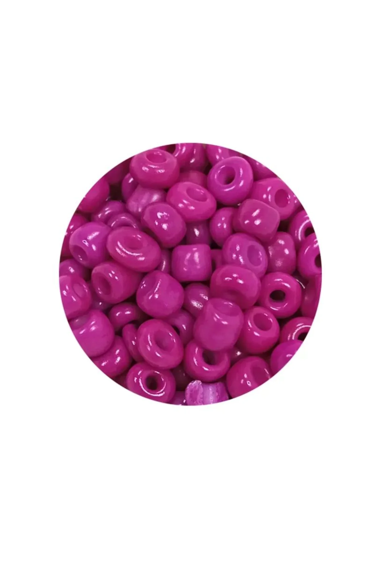 Dökme Cam Kum Boncuk Büyük Boy (6/0) 4 mm - 60 Gram - Eflatun - BNC138 - Just Cheap Store Görsel 4