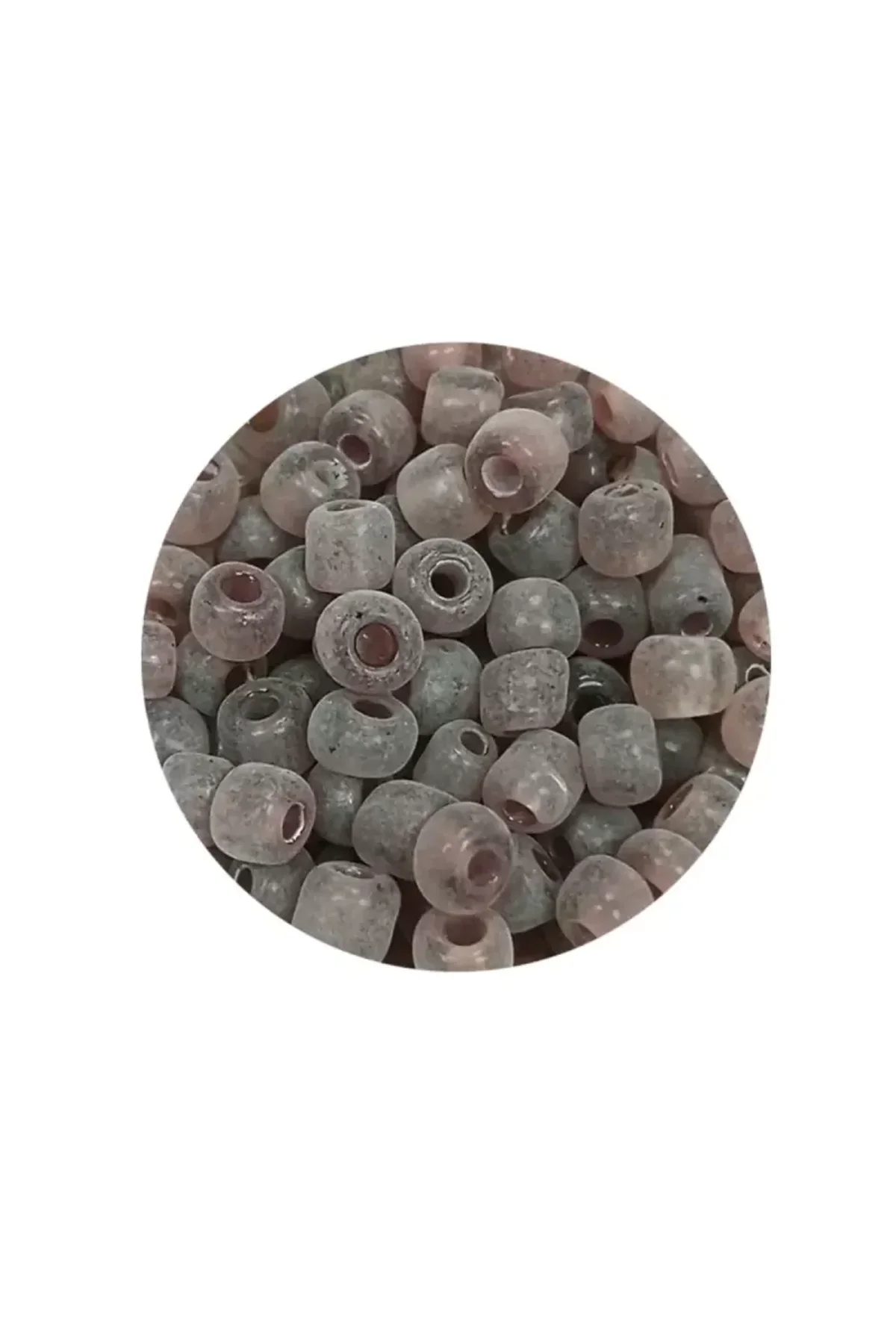 Dökme Cam Kum Boncuk Büyük Boy (6/0) 4 mm - 60 Gram - Şeffaf Gri - BNC141 - Just Cheap Store Görsel 2