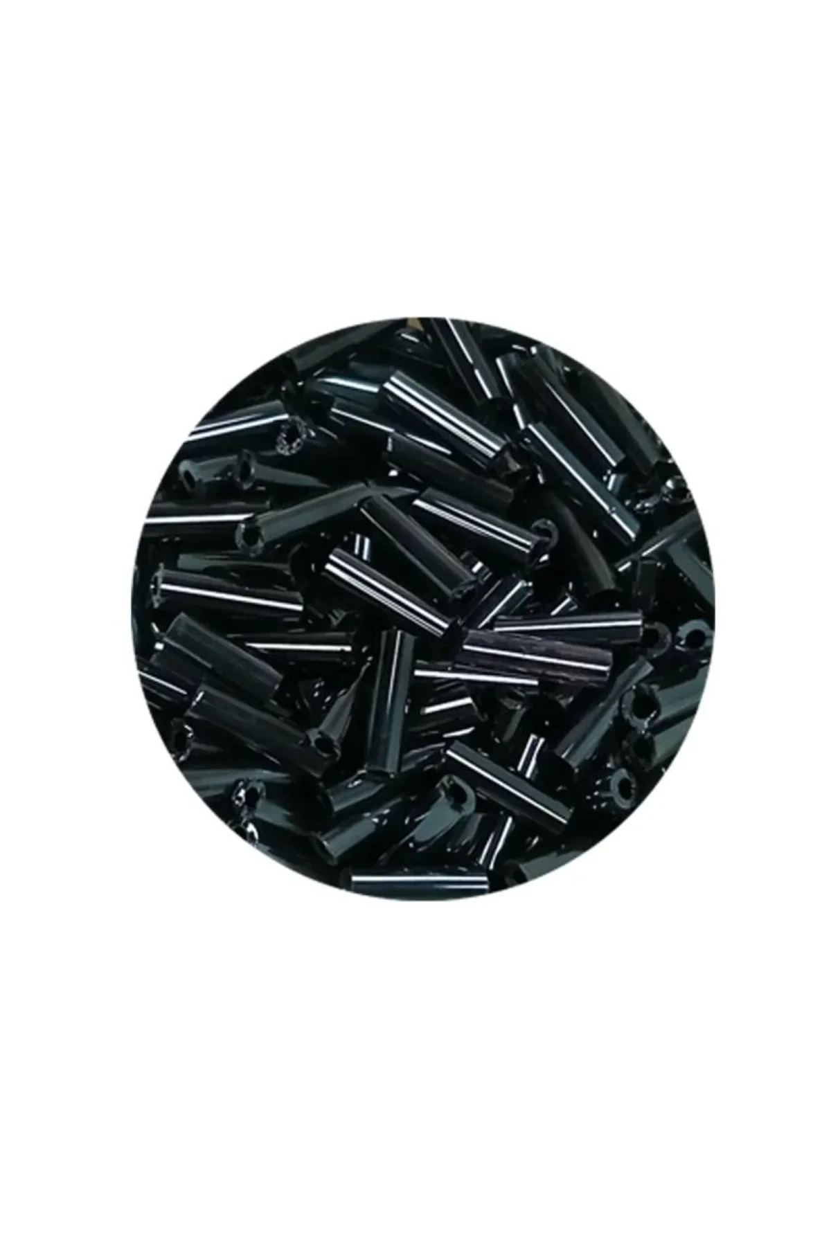 Uzun Boru Kesme Boncuk Çap 2mm Uzunluk 10 mm - 20 Gram - Koyu Yeşil - BNC227 - Just Cheap Store Görsel 4