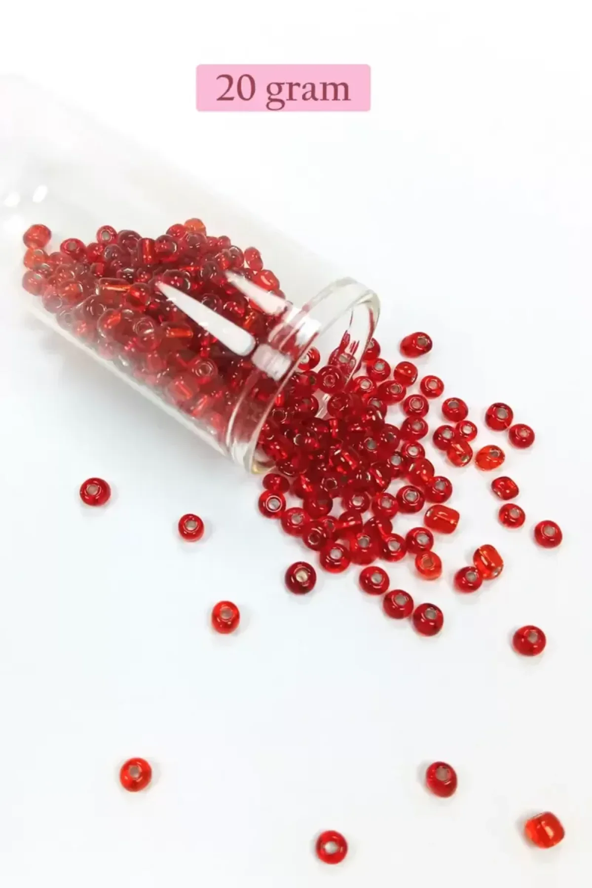 Dökme Cam Kum Boncuk Büyük Boy (6/0) 4 mm - 4 Renk - Toplam 80 Gram - BNC409 - Just Cheap Store Görsel 3