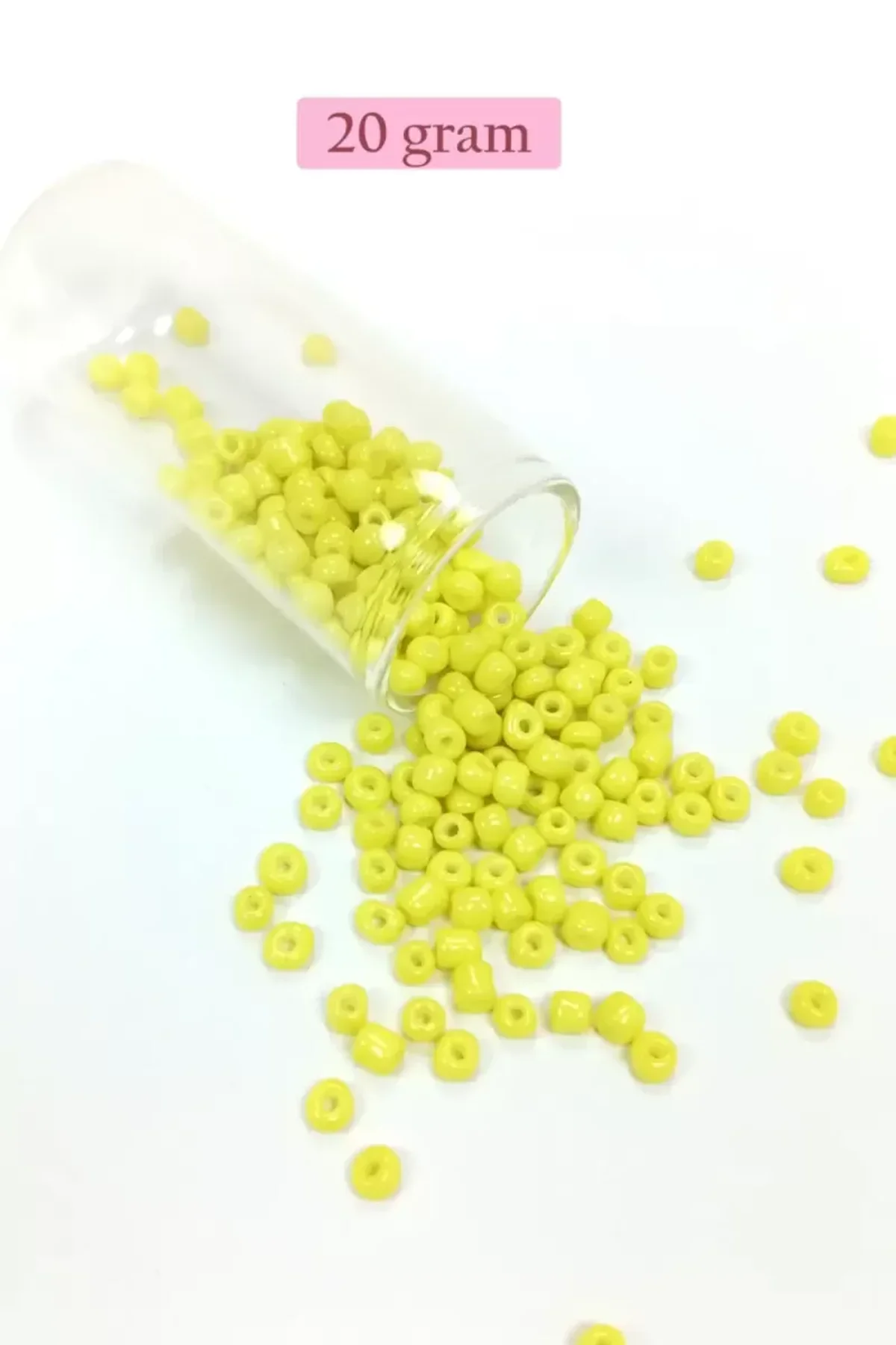Dökme Cam Kum Boncuk Büyük Boy (6/0) 4 mm - 4 Renk - Toplam 80 Gram - BNC411 - Just Cheap Store Görsel 2