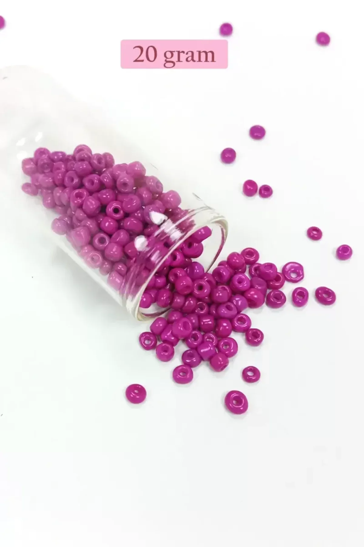 Dökme Cam Kum Boncuk Büyük Boy (6/0) 4 mm - 4 Renk - Toplam 80 Gram - BNC414 - Just Cheap Store Görsel 2