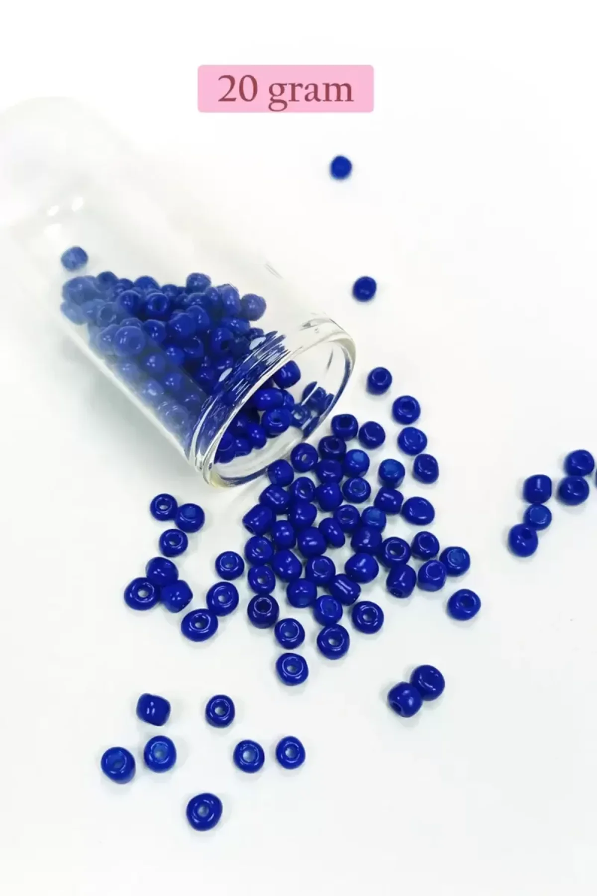 Dökme Cam Kum Boncuk Büyük Boy (6/0) 4 mm - 4 Renk - Toplam 80 Gram - BNC415 - Just Cheap Store Görsel 5