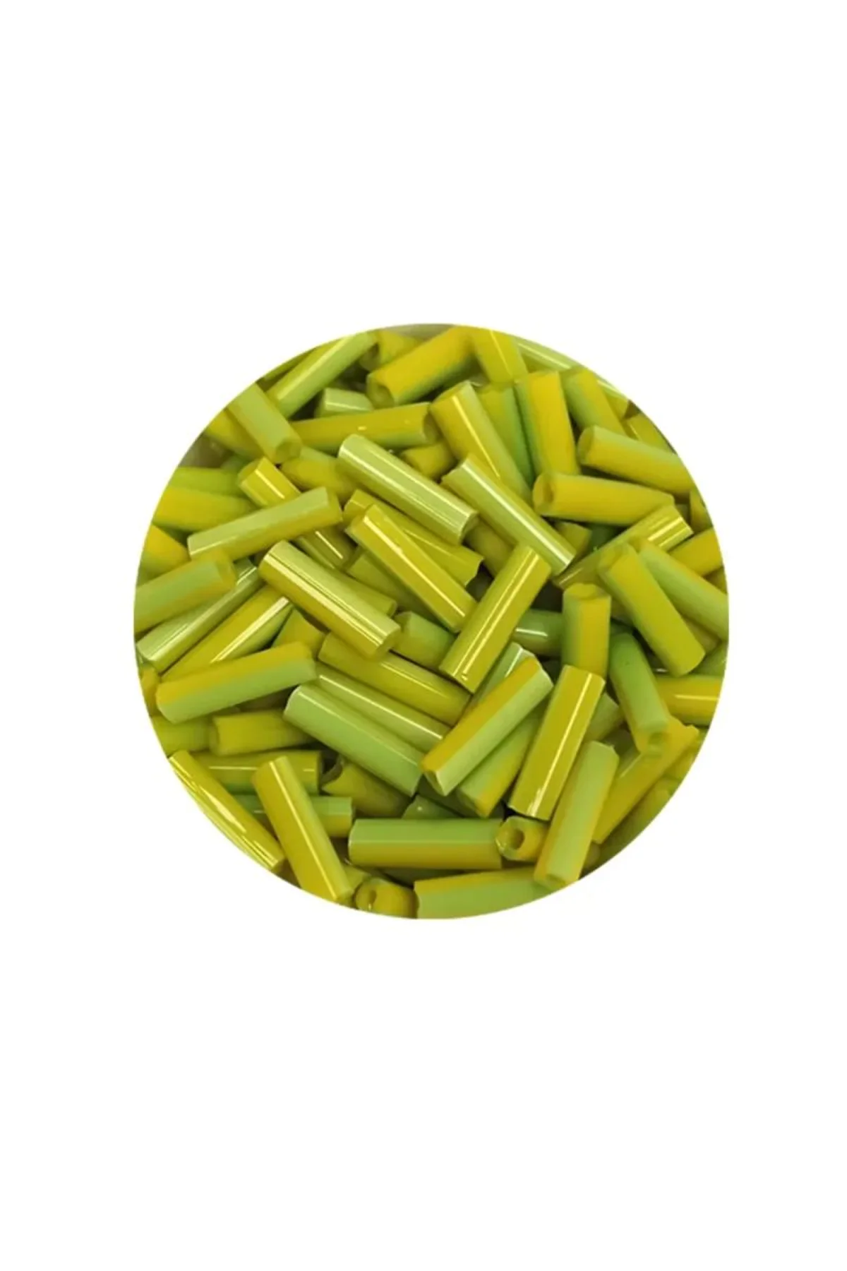 Uzun Boru Kesme Boncuk Çap 2mm Uzunluk 10 mm - 20 Gram - Yeşil - BNC243 - Just Cheap Store Görsel 4